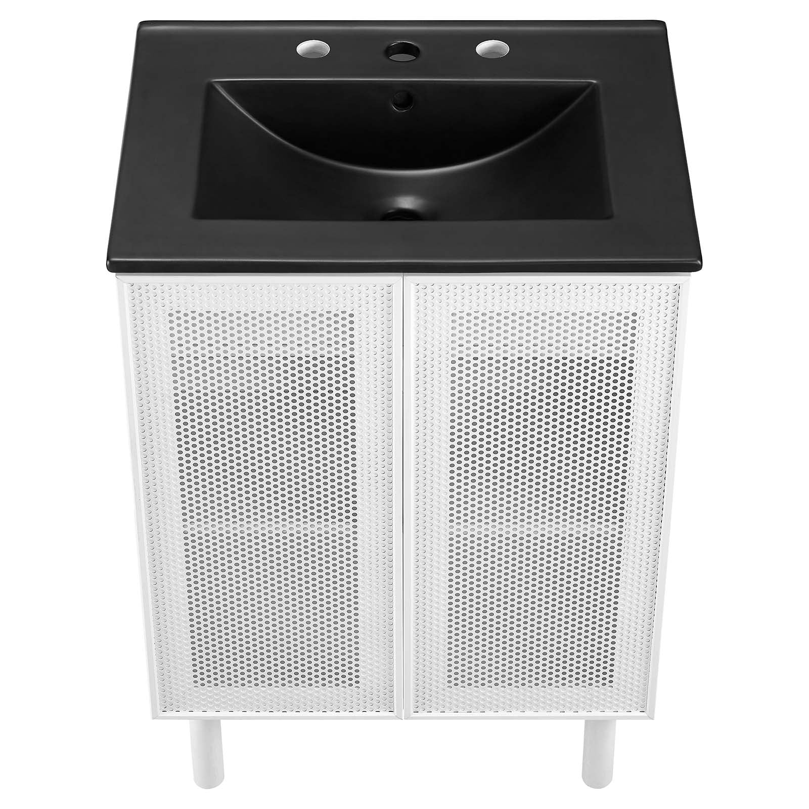 Calla 24" Perforated Metal Bathroom Vanity - East Shore Modern Home Furnishings