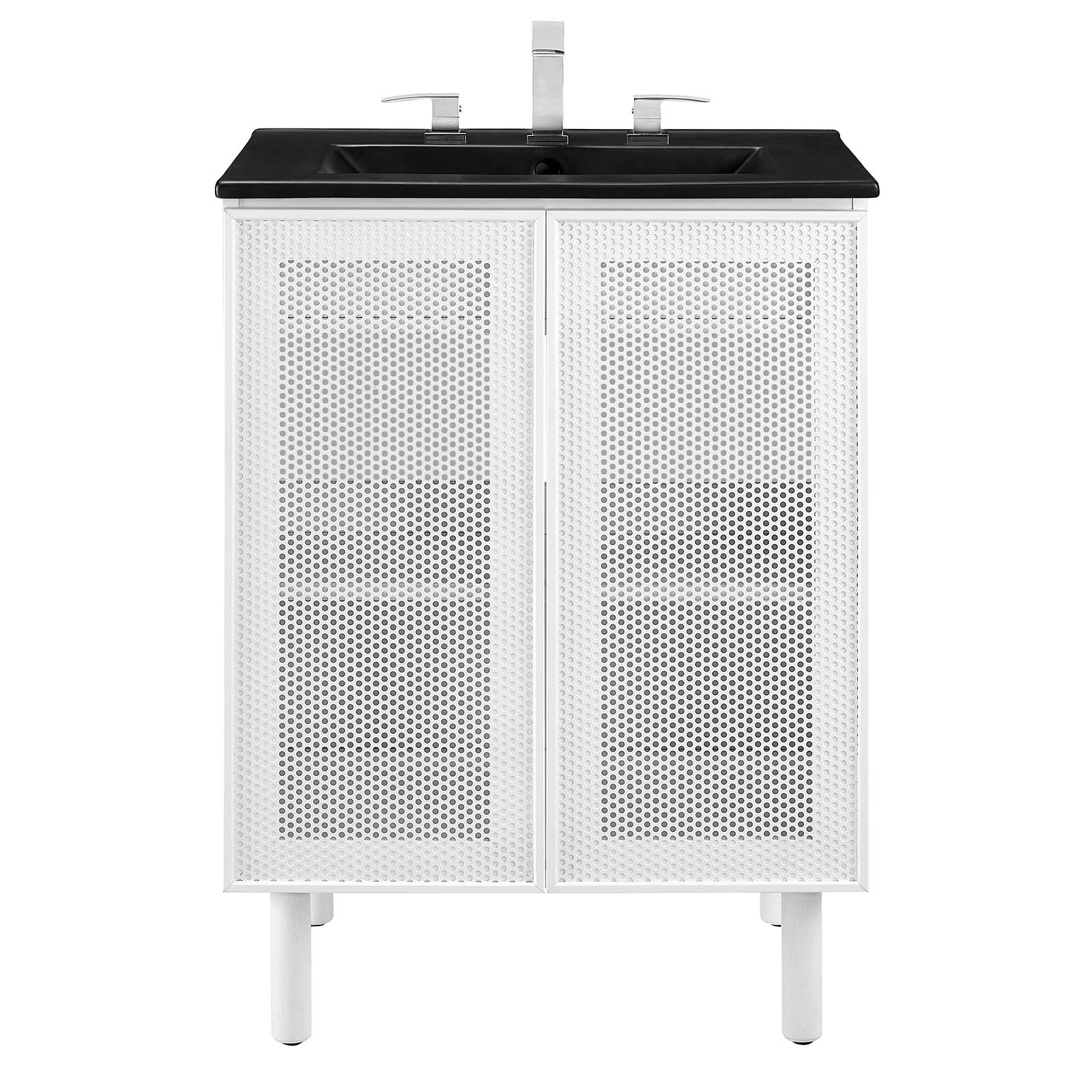 Calla 24" Perforated Metal Bathroom Vanity - East Shore Modern Home Furnishings