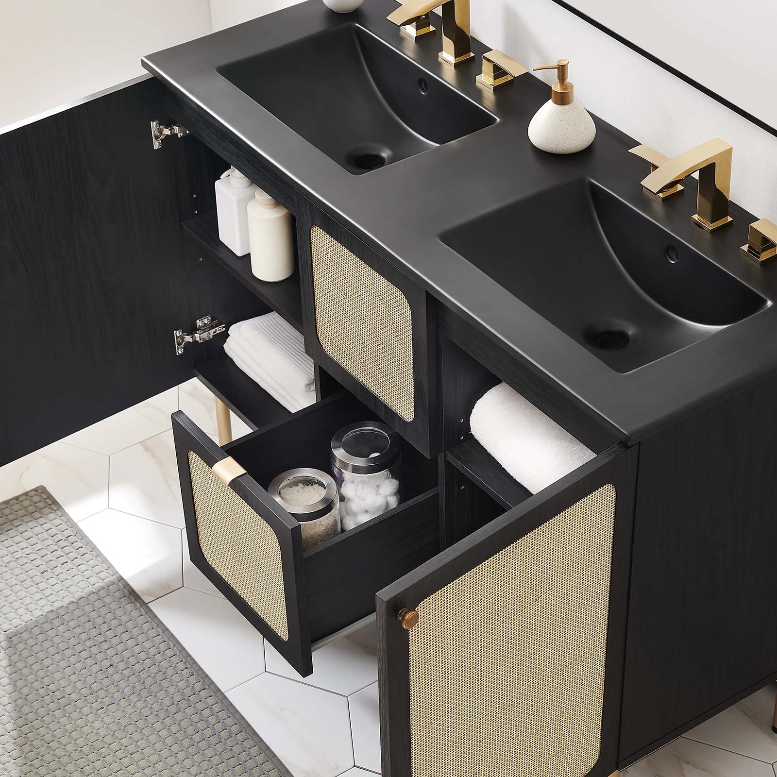 Chaucer 48" Double Sink Bathroom Vanity - East Shore Modern Home Furnishings