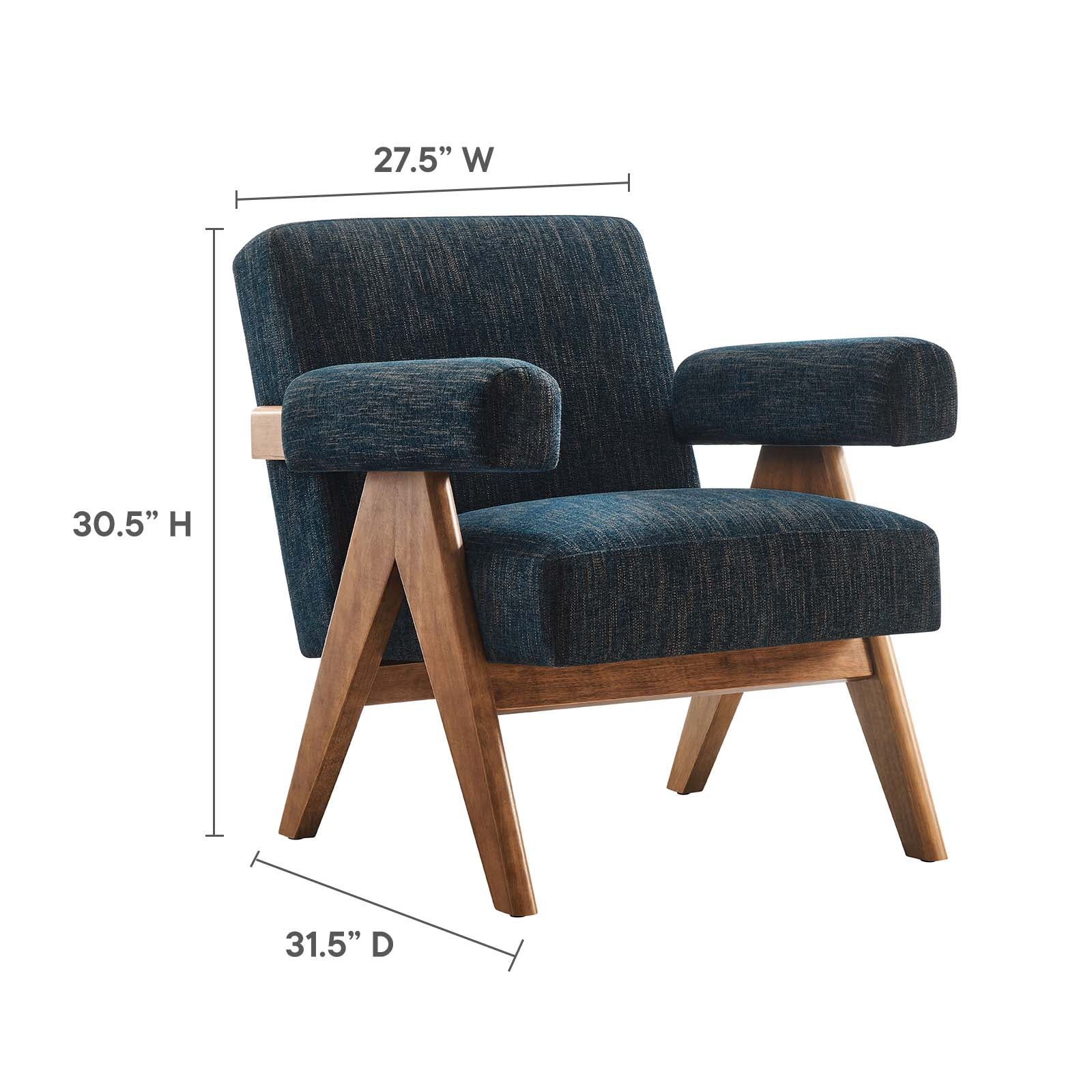 Lyra Fabric Armchair - Set of 2