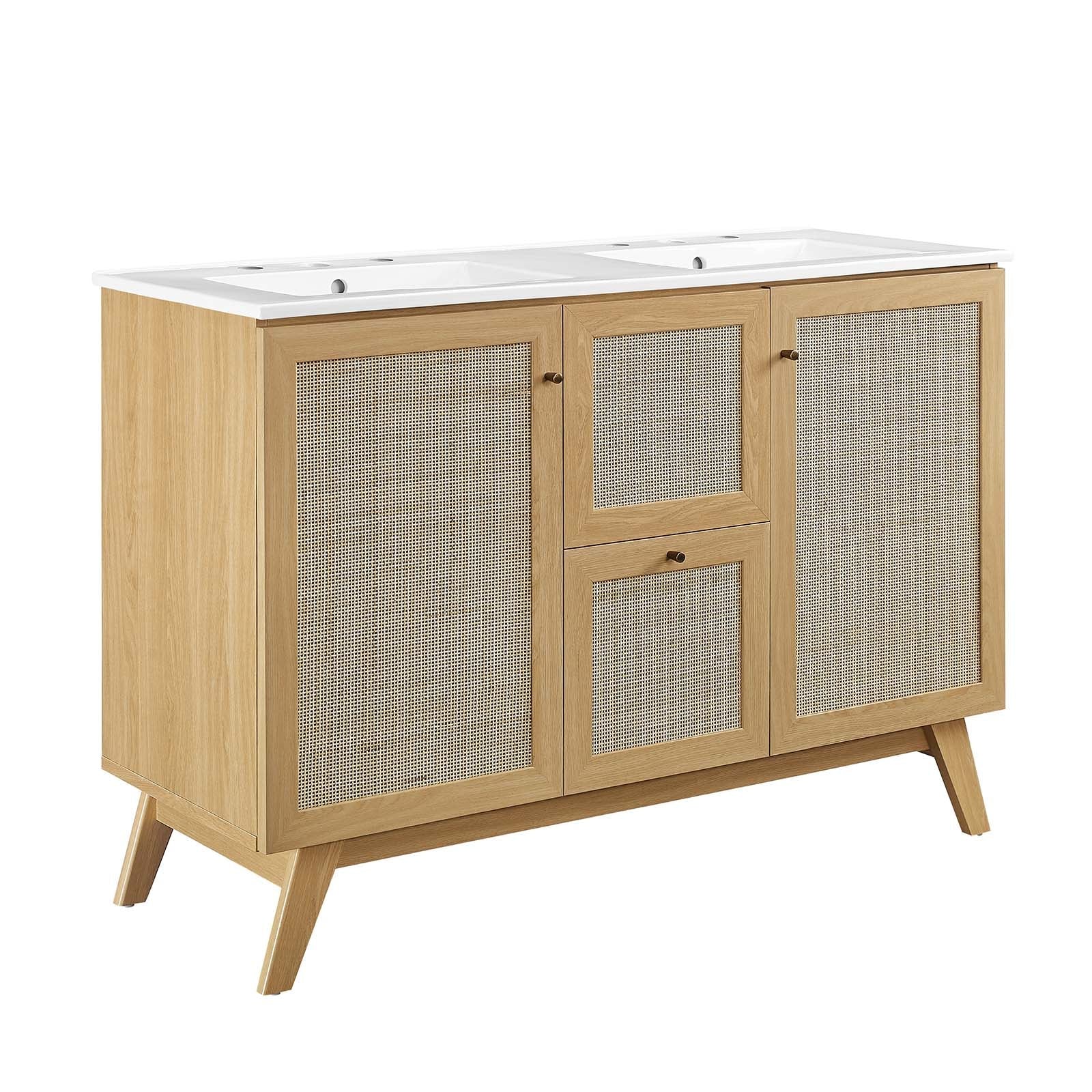 Soma 48" Double Sink Bathroom Vanity - East Shore Modern Home Furnishings