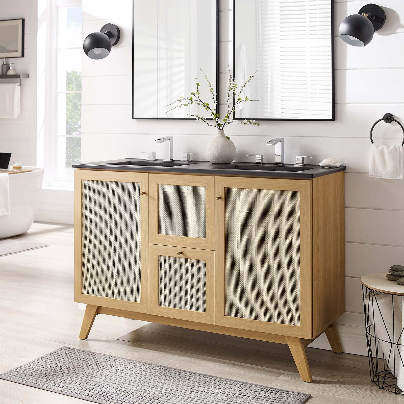 Soma 48" Double Sink Bathroom Vanity - East Shore Modern Home Furnishings