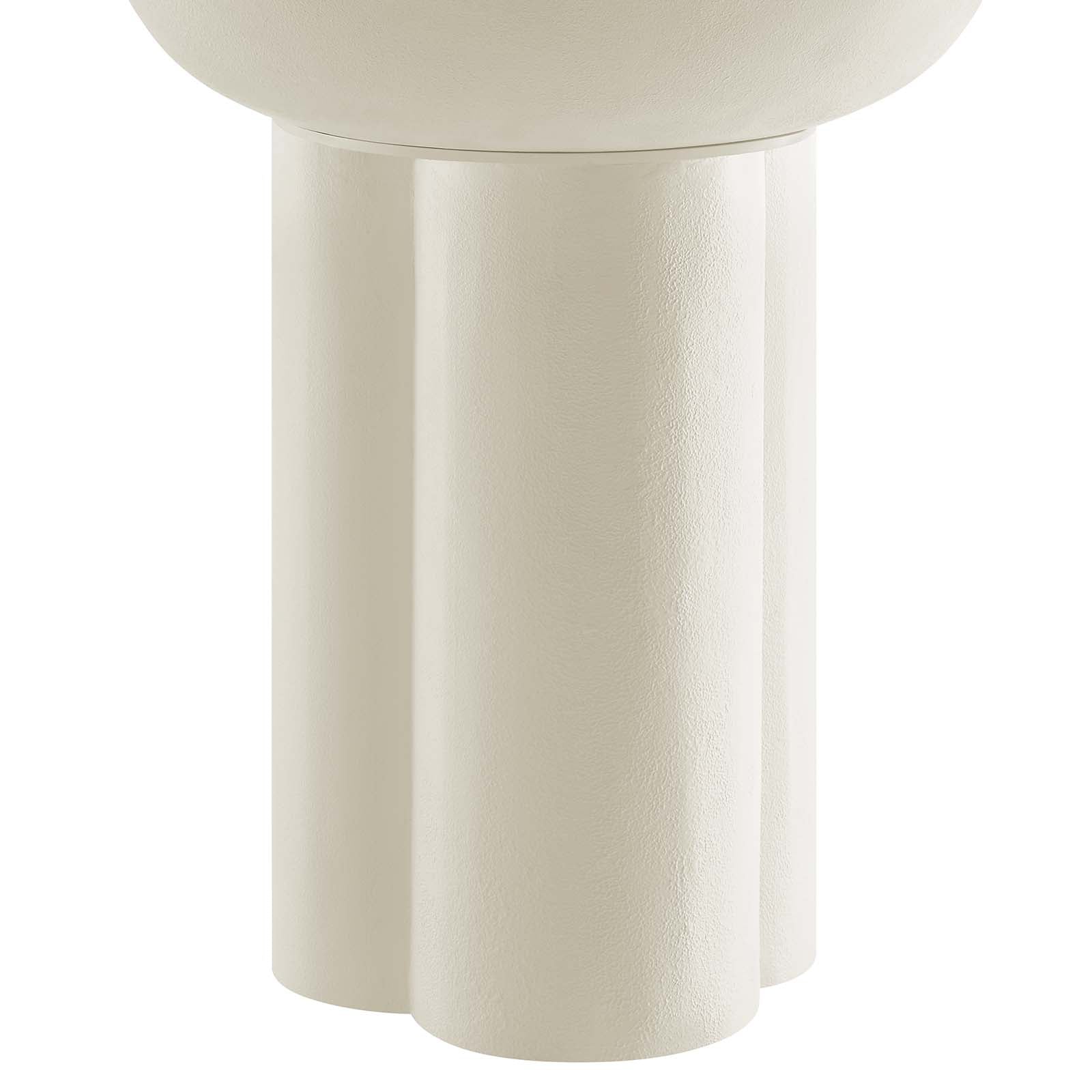 Caspian Round Concrete Side Table - East Shore Modern Home Furnishings