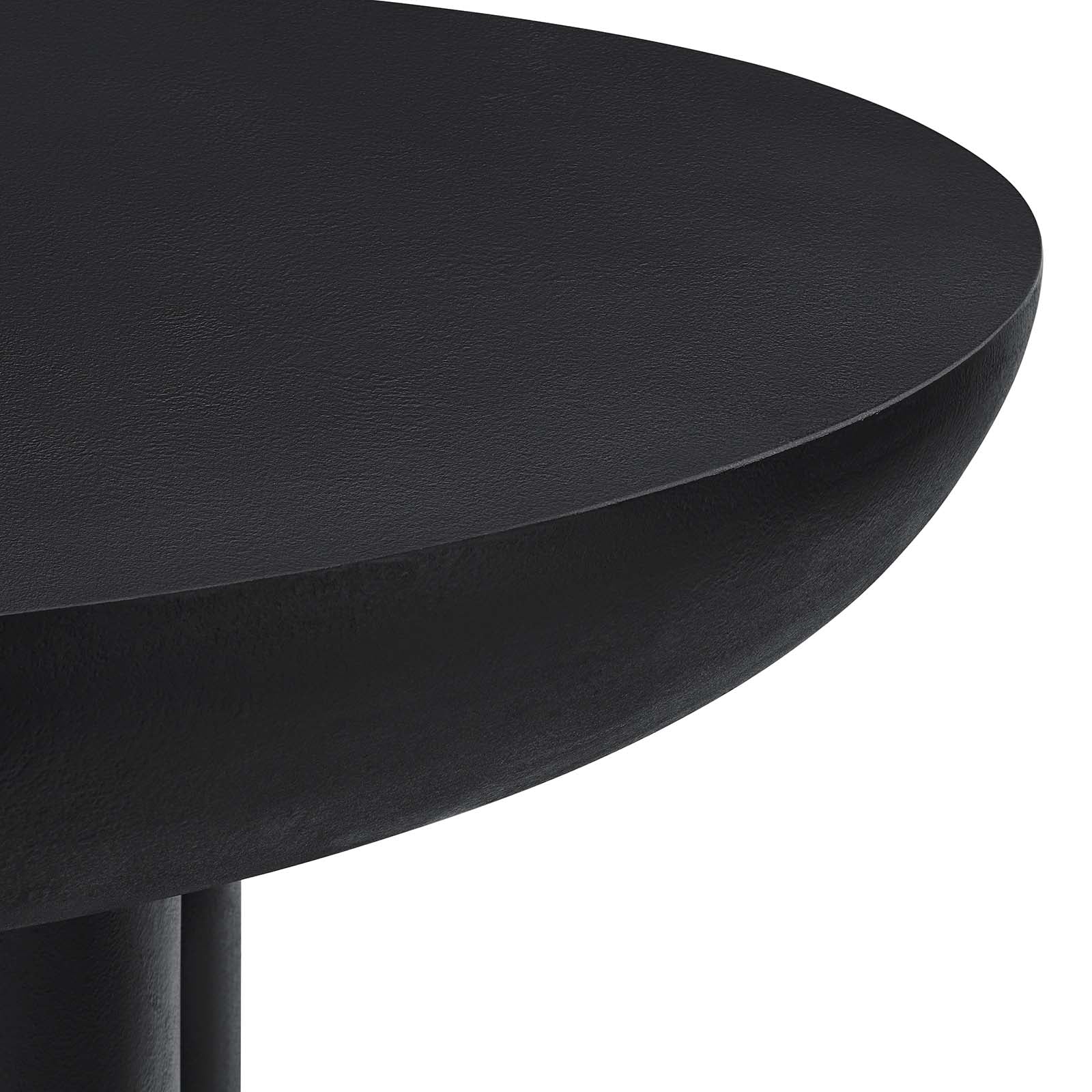 Caspian 40" Round Concrete Dining Table - East Shore Modern Home Furnishings