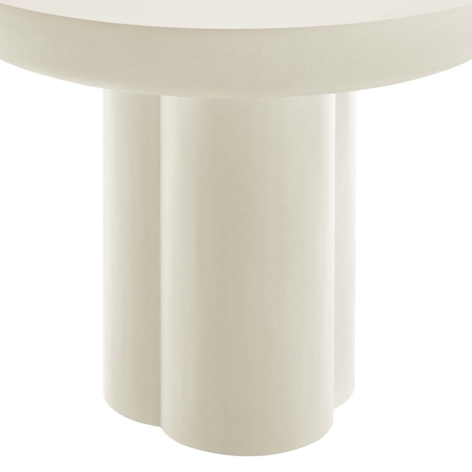 Caspian 40" Round Concrete Dining Table - East Shore Modern Home Furnishings