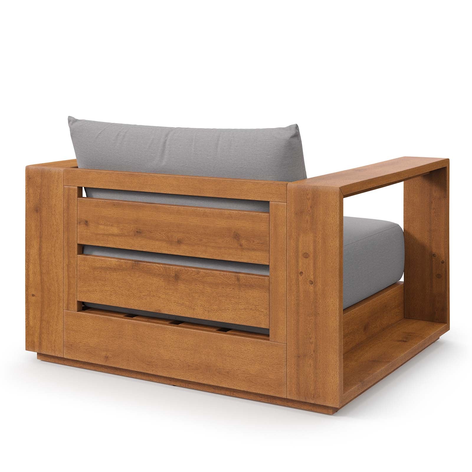 Tahoe Outdoor Patio Acacia Wood Chair - East Shore Modern Home Furnishings