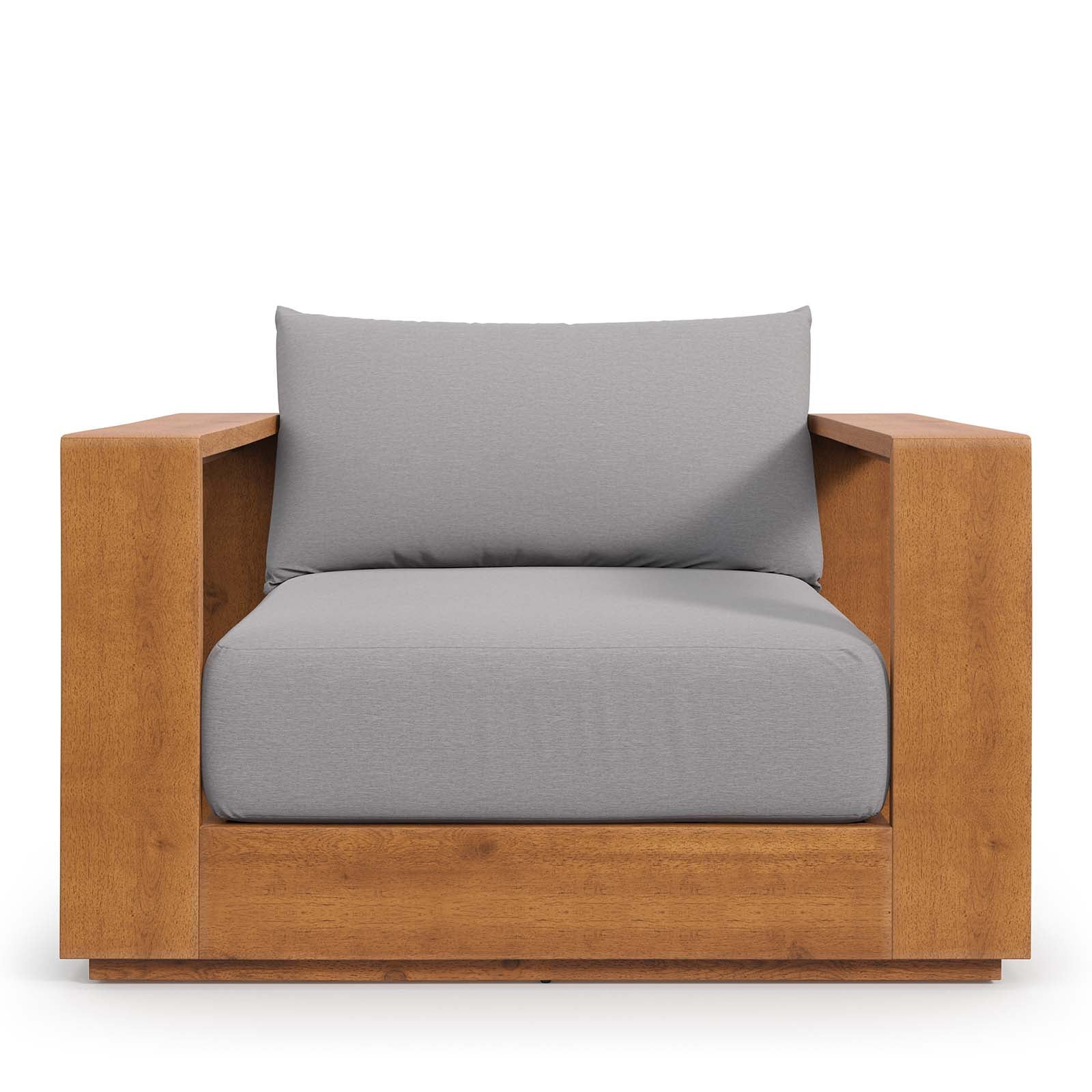 Tahoe Outdoor Patio Acacia Wood Chair - East Shore Modern Home Furnishings