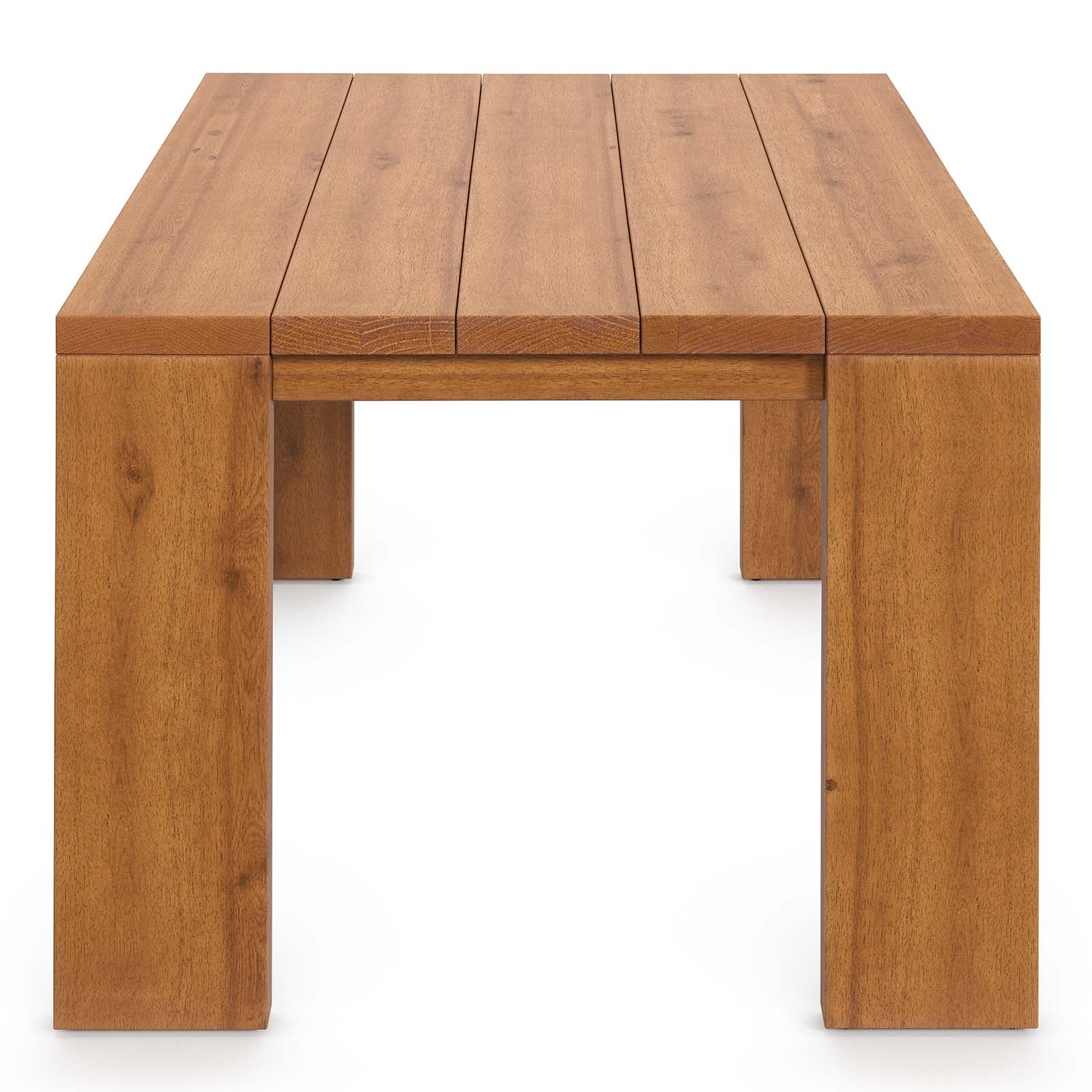 Tahoe Outdoor Patio Acacia Wood Side Table - East Shore Modern Home Furnishings