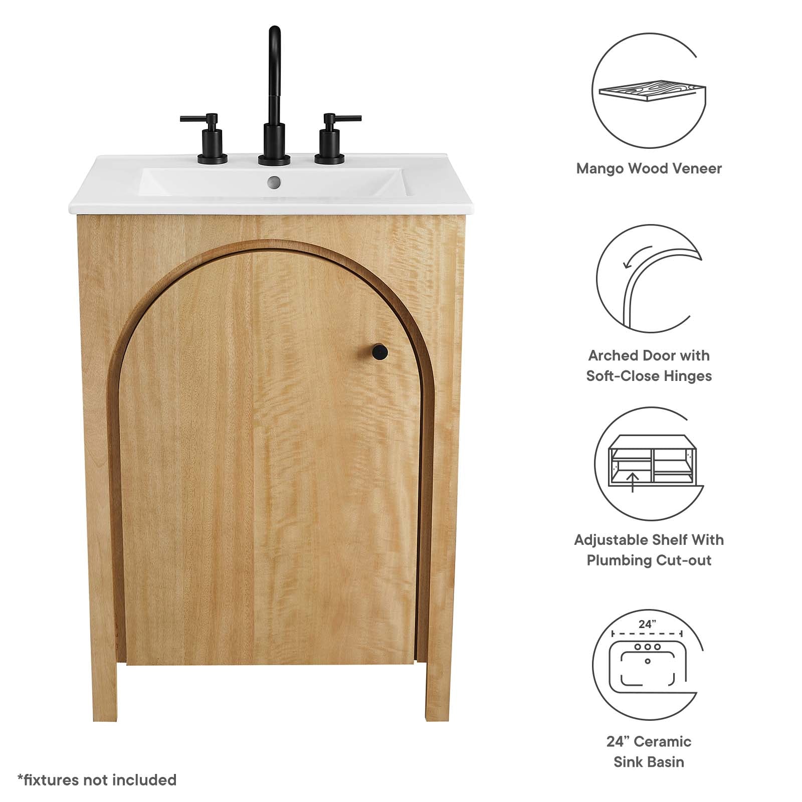 Appia 24" Bathroom Vanity - East Shore Modern Home Furnishing