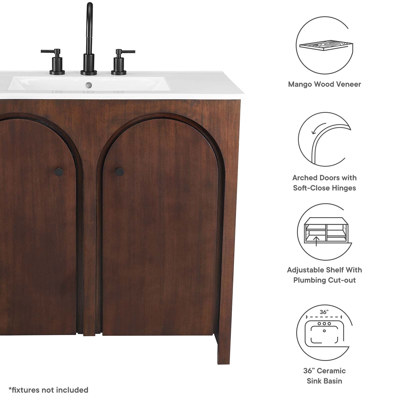 Appia 36" Bathroom Vanity - East Shore Modern Home Furnishing 