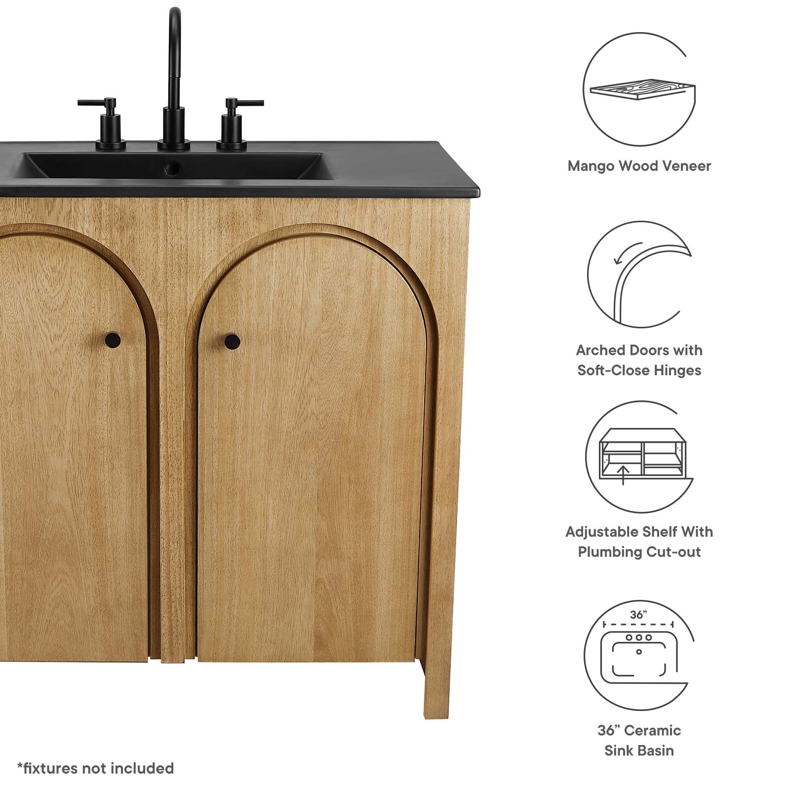 Appia 36" Bathroom Vanity - East Shore Modern Home Furnishing 