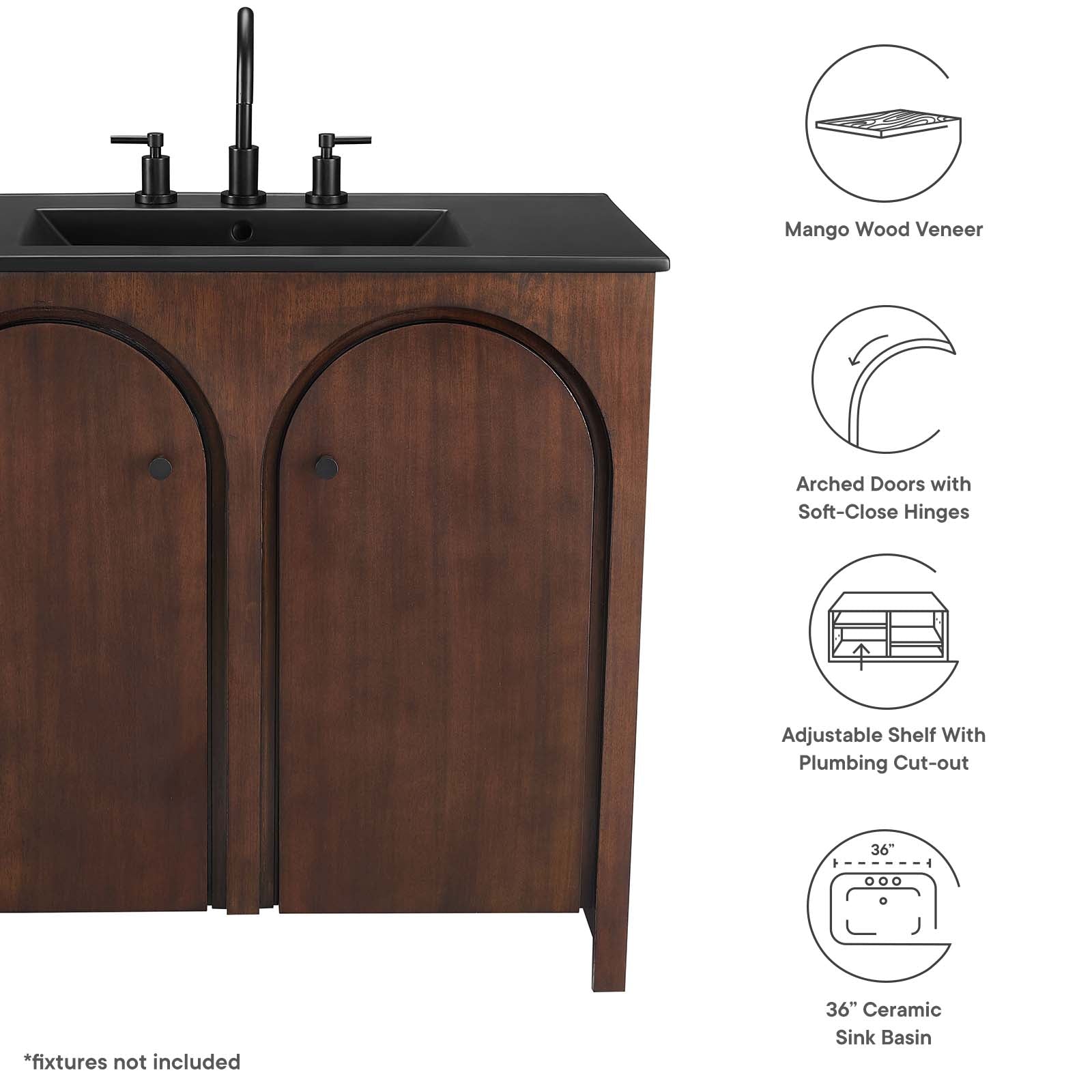 Appia 36" Bathroom Vanity - East Shore Modern Home Furnishing 