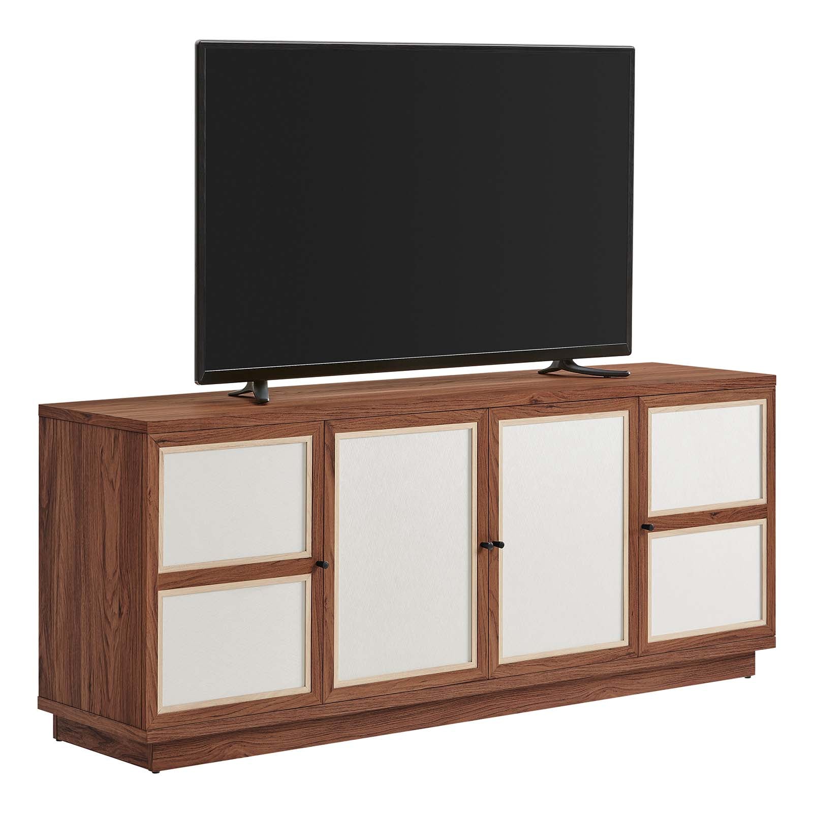Capri 63" Wood Grain TV Console - East Shore Modern Home Furnishings