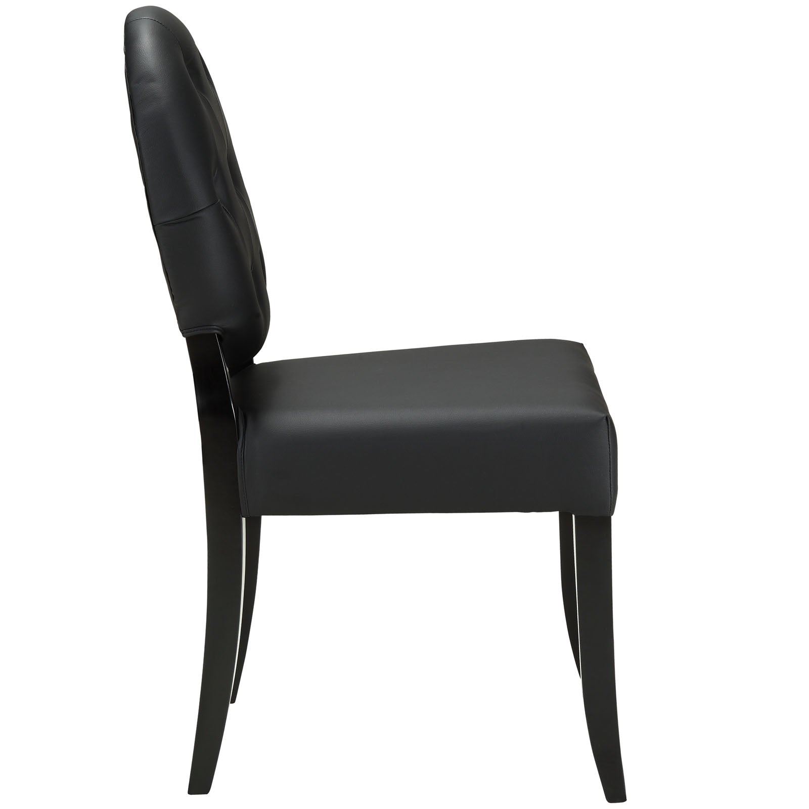 Button Dining Vinyl Side Chair - East Shore Modern Home Furnishings