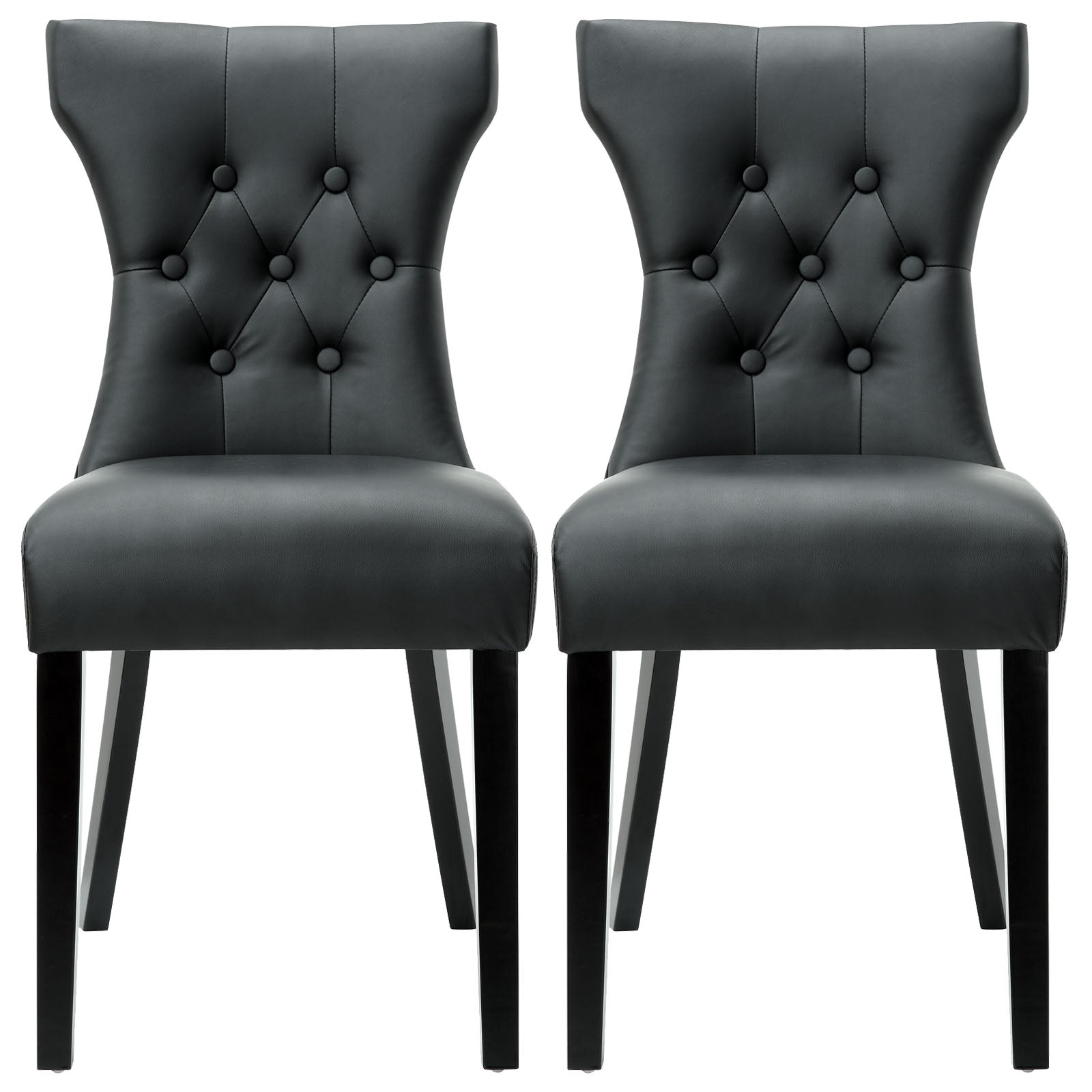 Silhouette Dining Chairs Set of 2 - East Shore Modern Home Furnishings