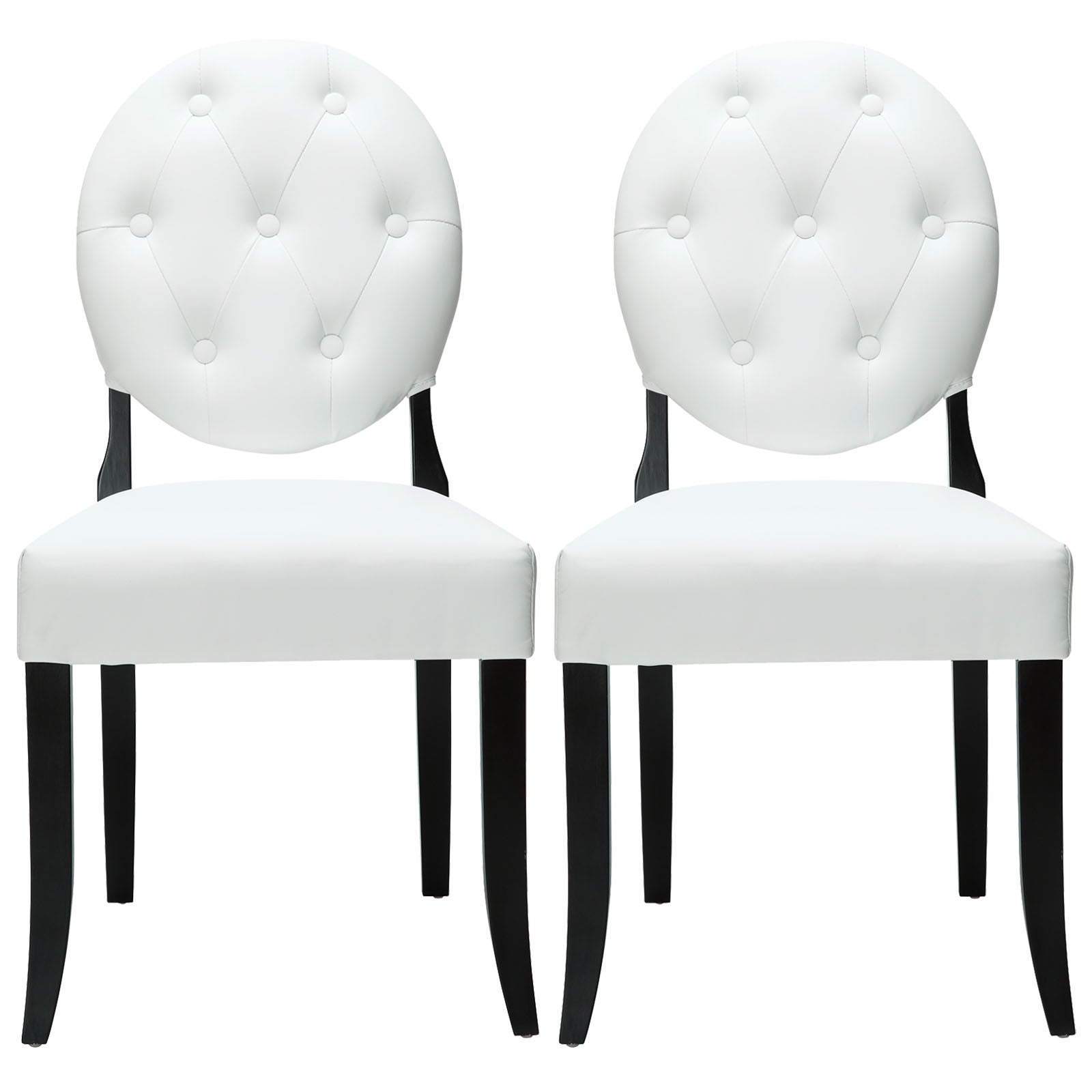 Button Dining Chairs Set of 2 - East Shore Modern Home Furnishings