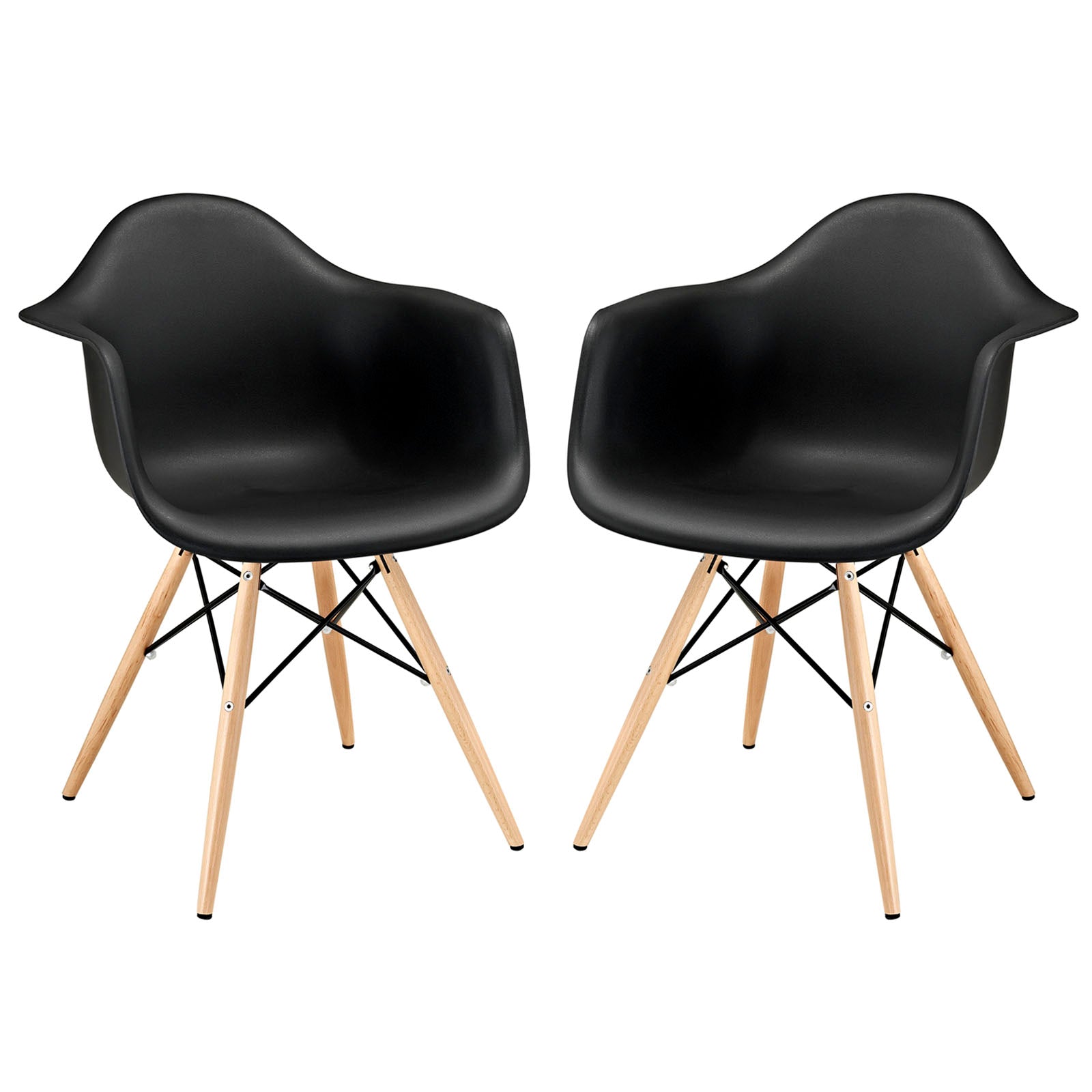 Pyramid Dining Armchair Set of 2 - East Shore Modern Home Furnishings
