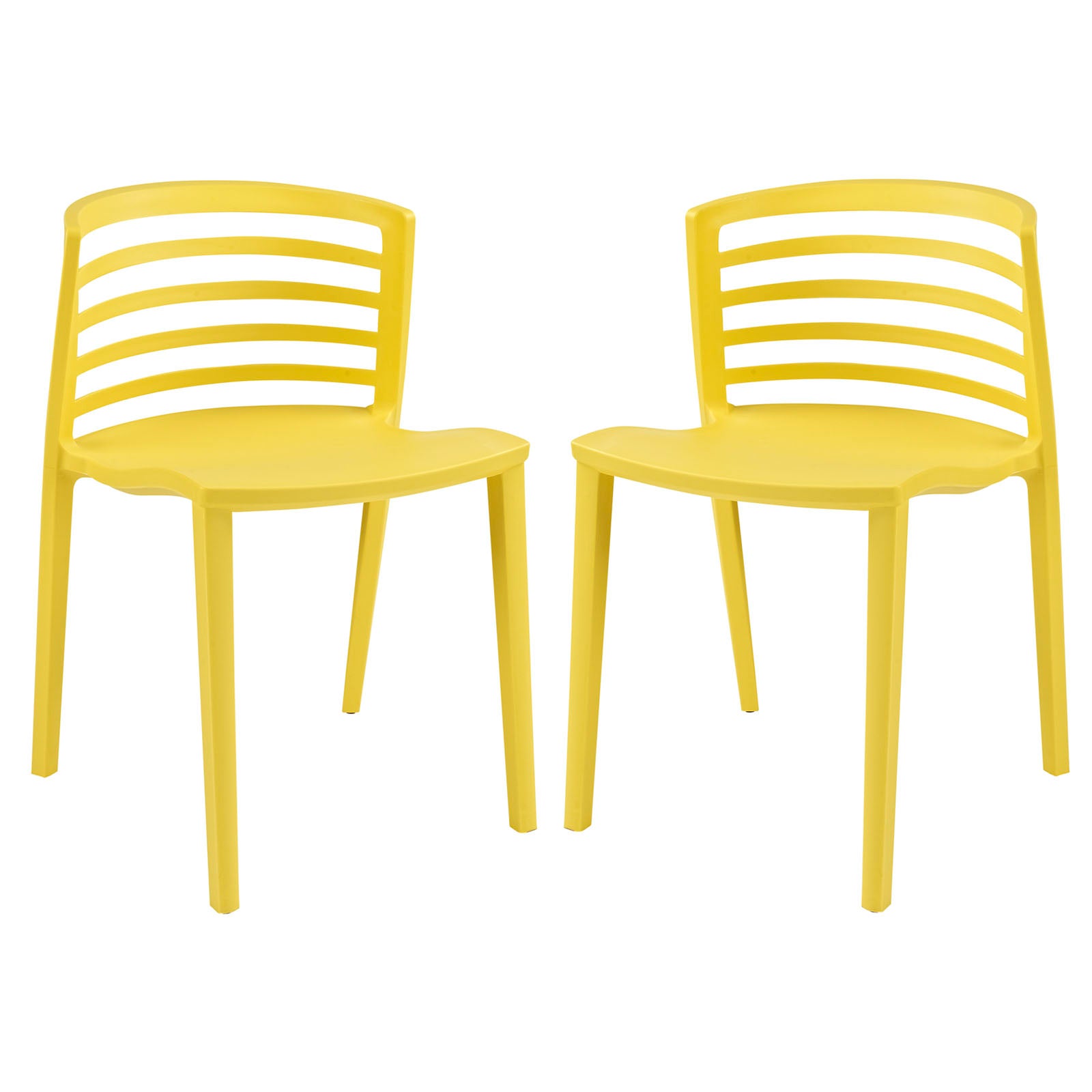 Curvy Dining Chairs Set of 2 - East Shore Modern Home Furnishings