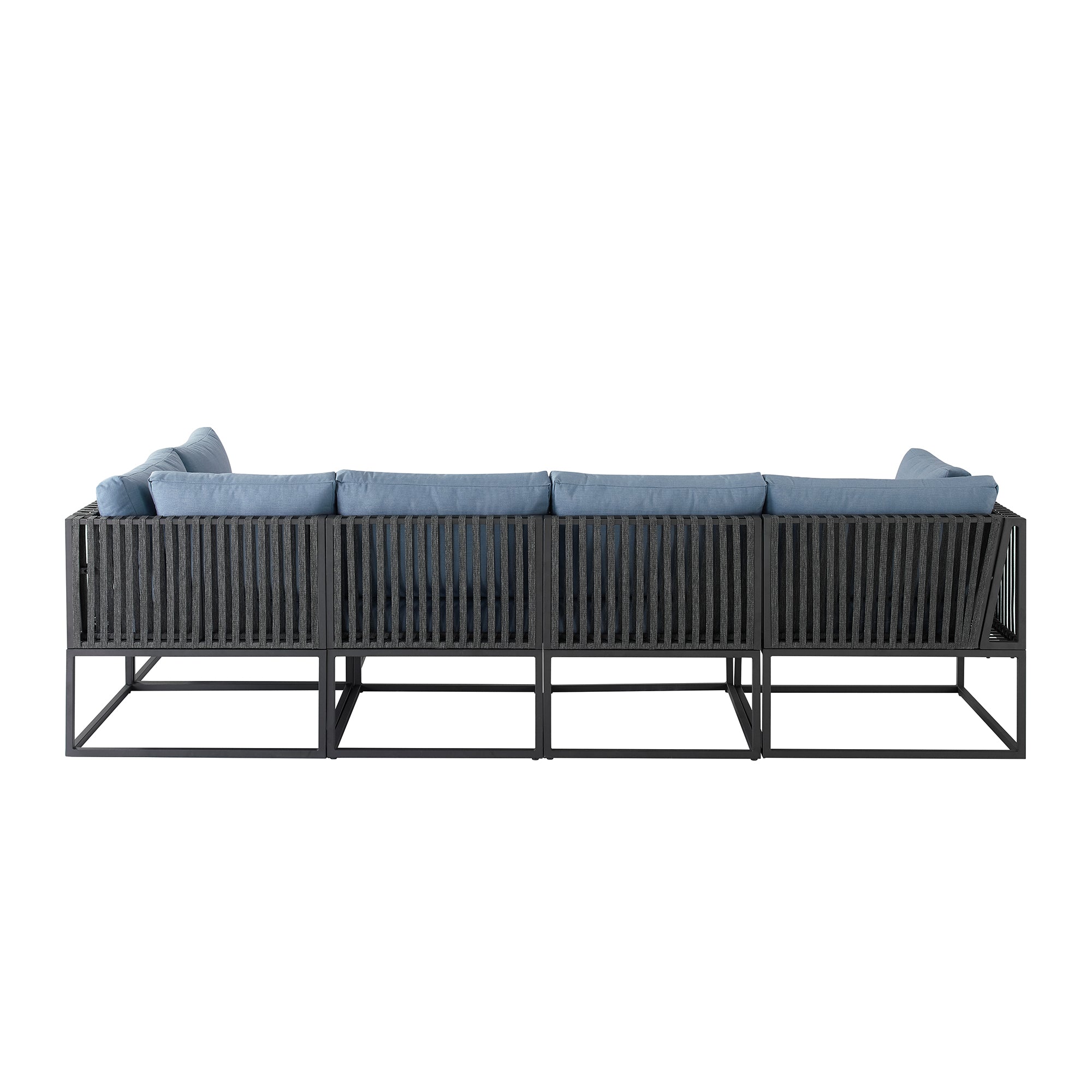 5-Piece Outdoor Cord Modular Sectional - East Shore Modern Home Furnishings