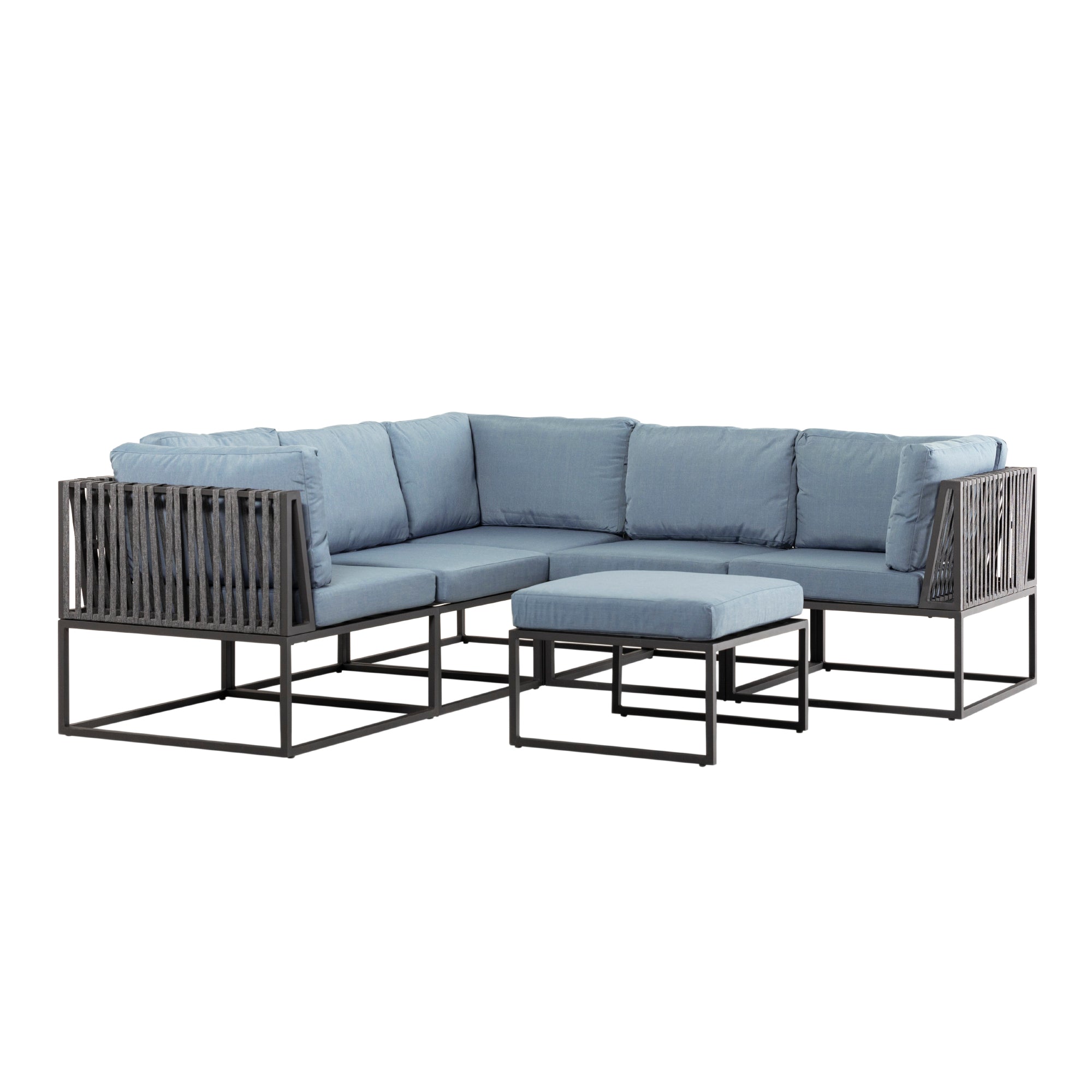 6-Piece Outdoor Cord Modular Sectional - East Shore Modern Home Furnishings