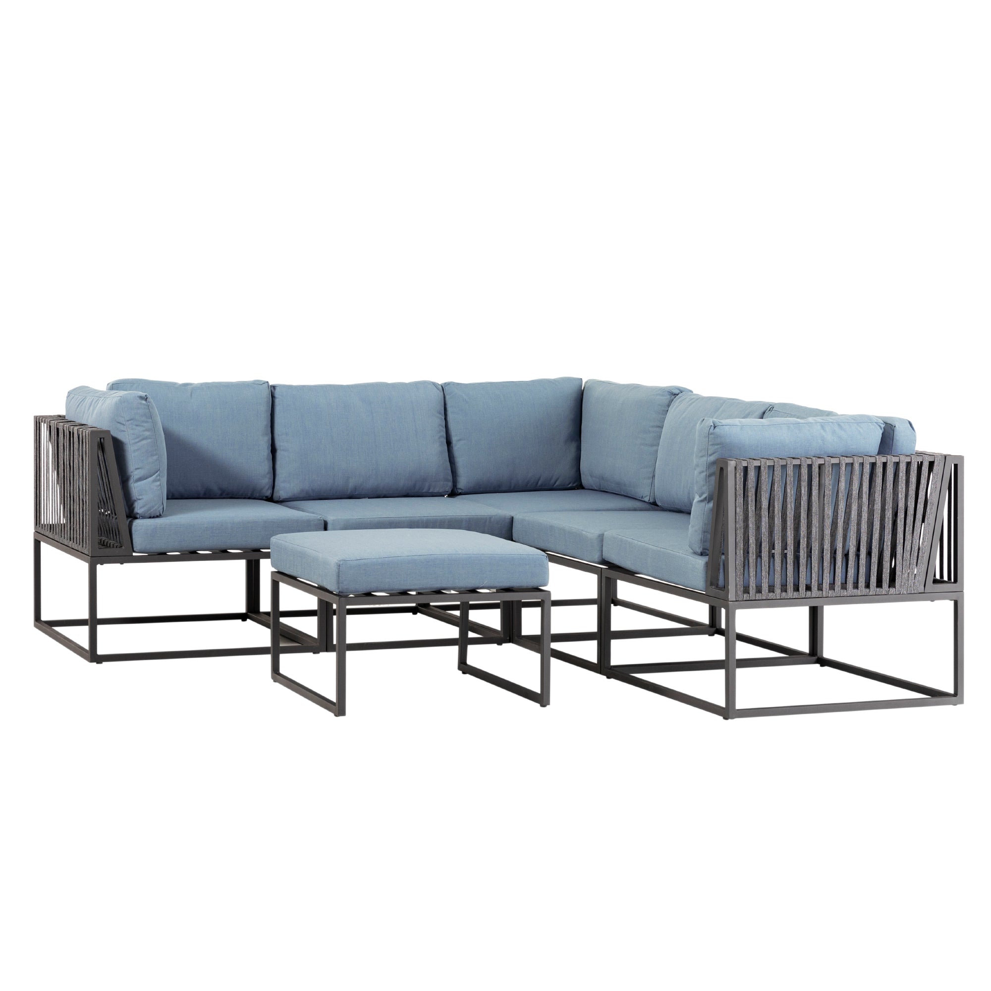 6-Piece Outdoor Cord Modular Sectional - East Shore Modern Home Furnishings