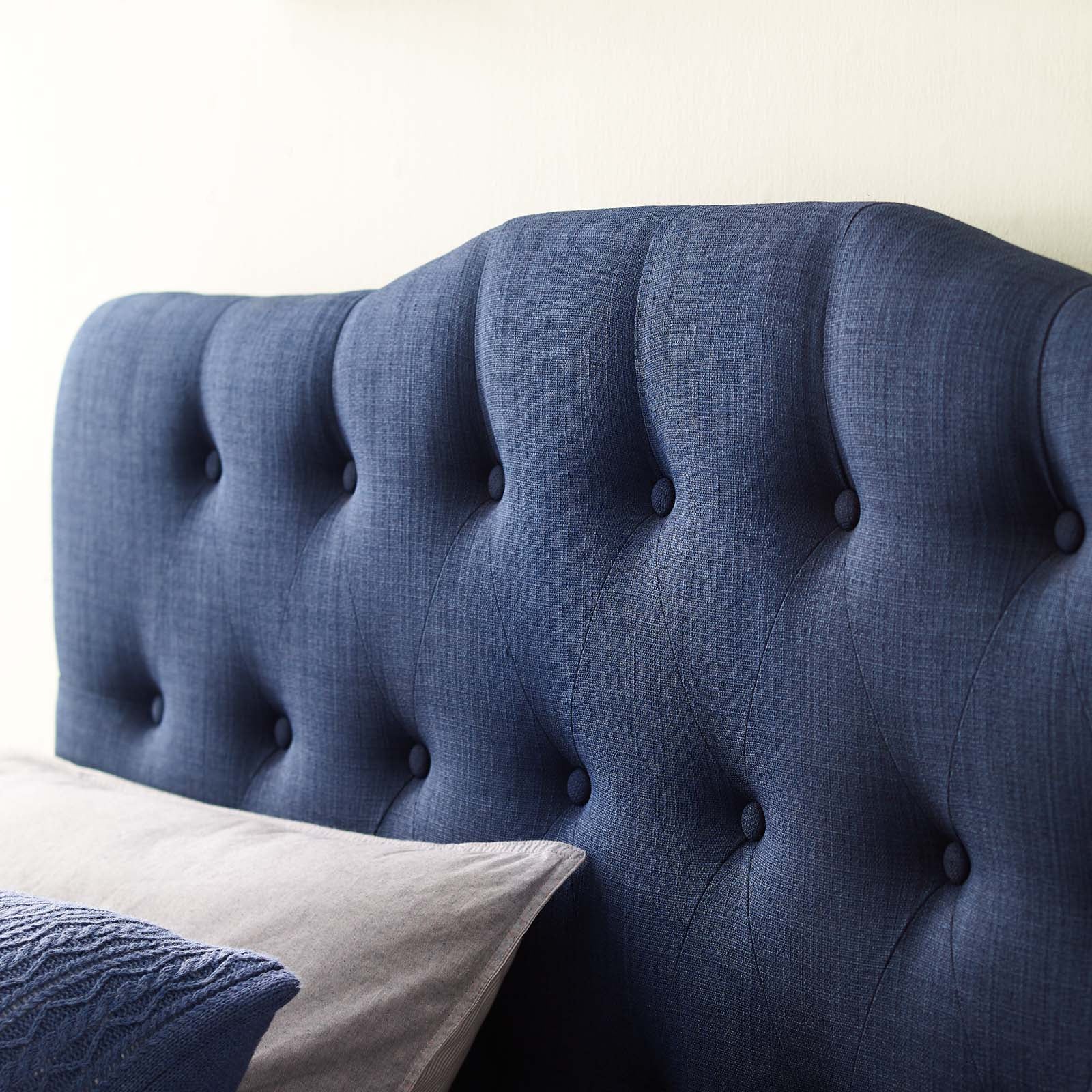 Annabel King Upholstered Fabric Headboard - East Shore Modern Home Furnishings
