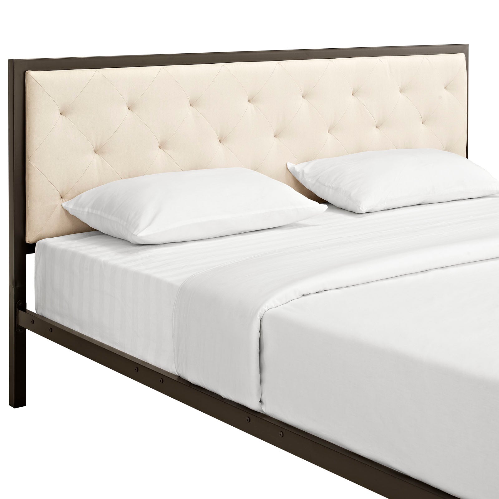 Mia King Fabric Bed