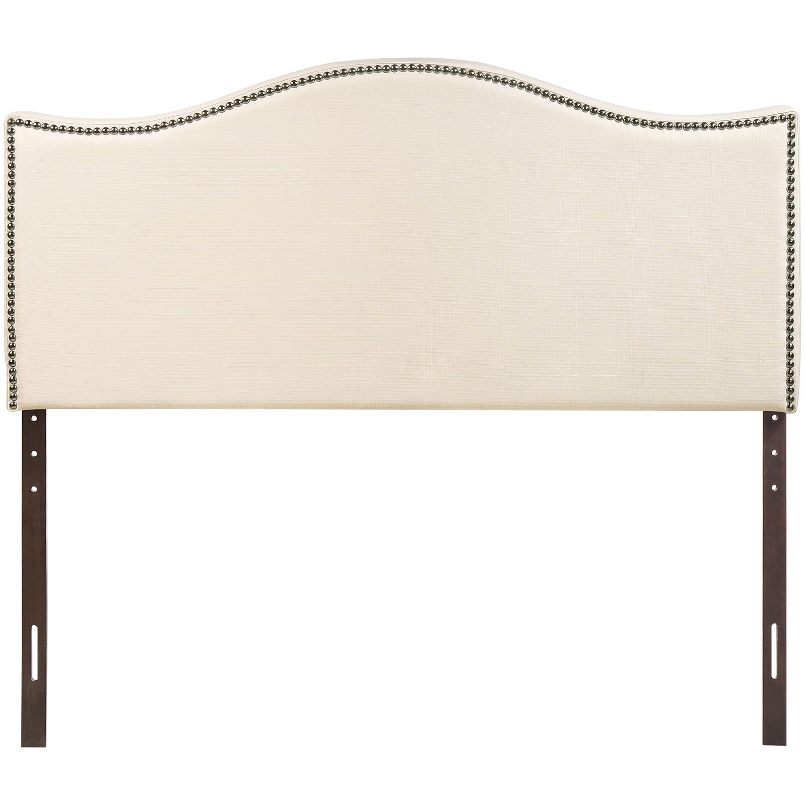 Curl King Nailhead Upholstered Headboard