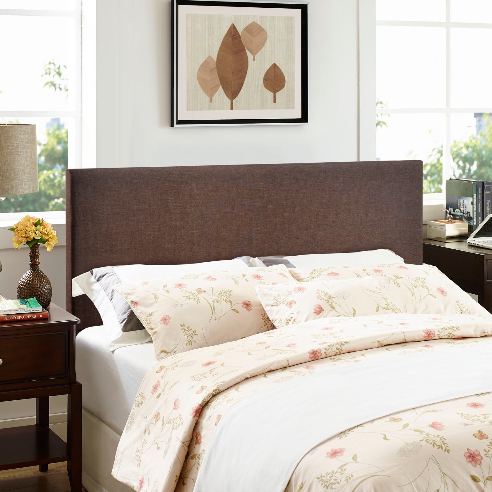 Region Queen Upholstered Headboard - East Shore Modern Home Furnishings