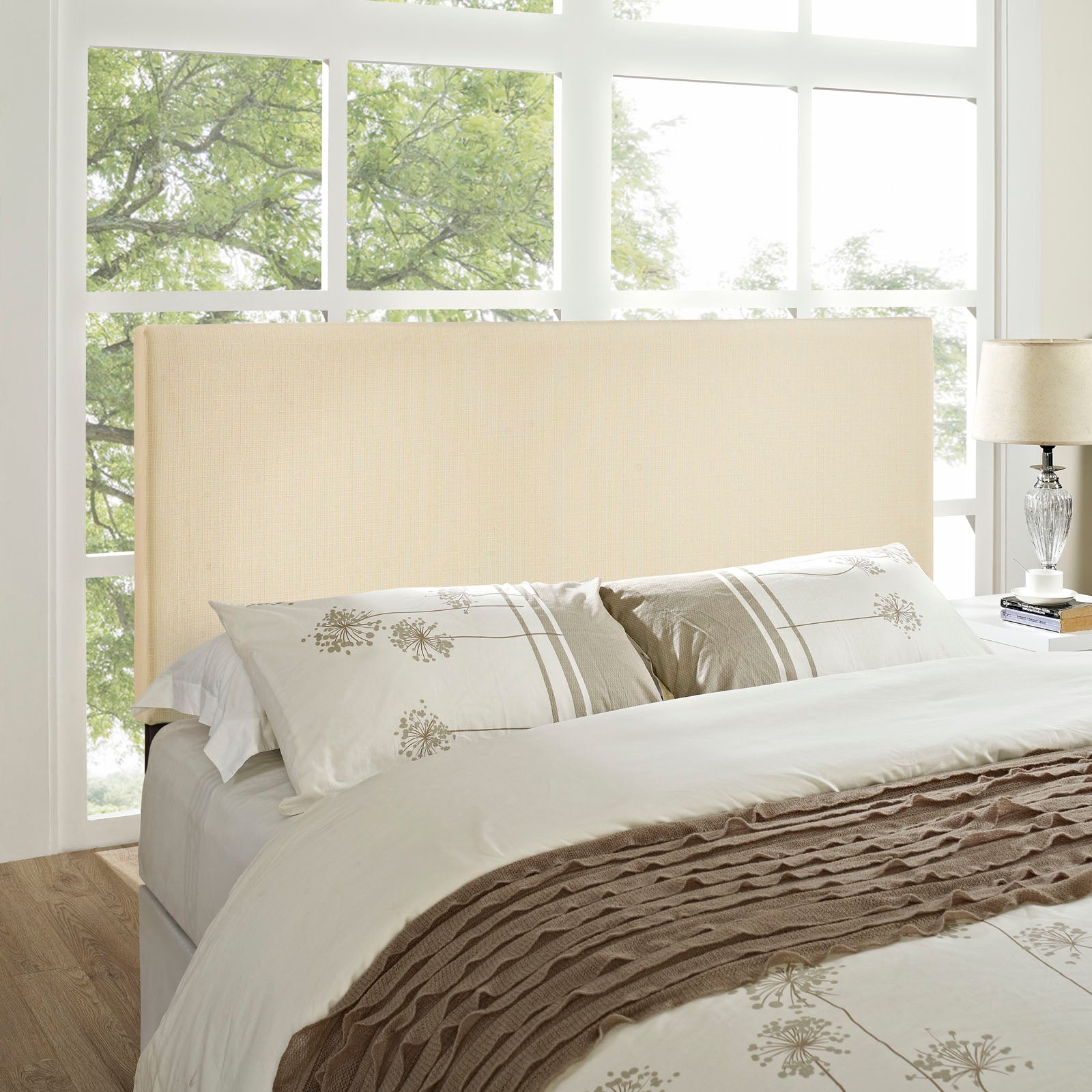 Region Queen Upholstered Headboard - East Shore Modern Home Furnishings