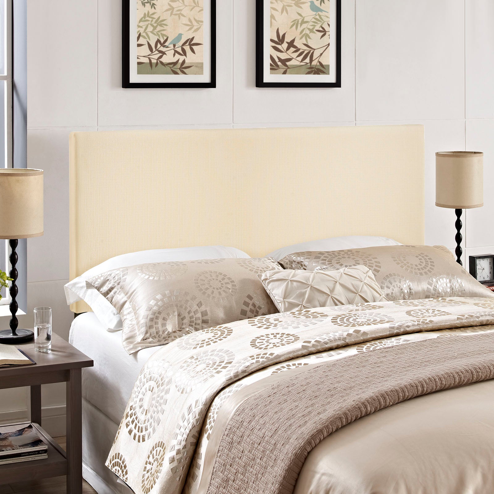 Region Queen Upholstered Headboard - East Shore Modern Home Furnishings