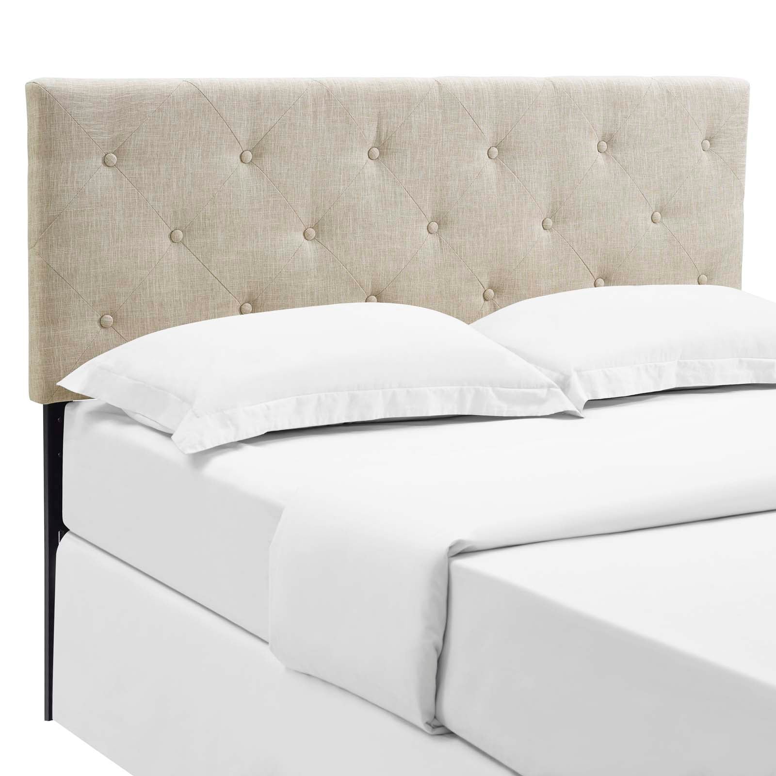 Terisa King Upholstered Fabric Headboard