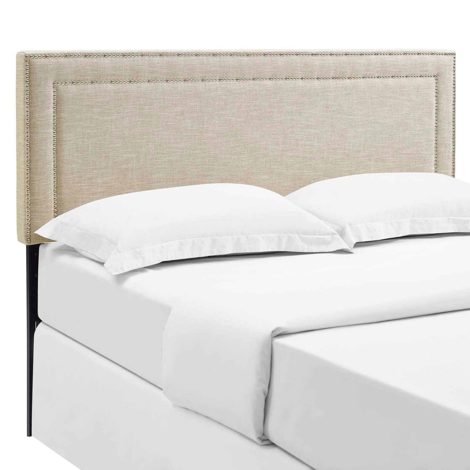 Jessamine Queen Upholstered Fabric Headboard - East Shore Modern Home Furnishings