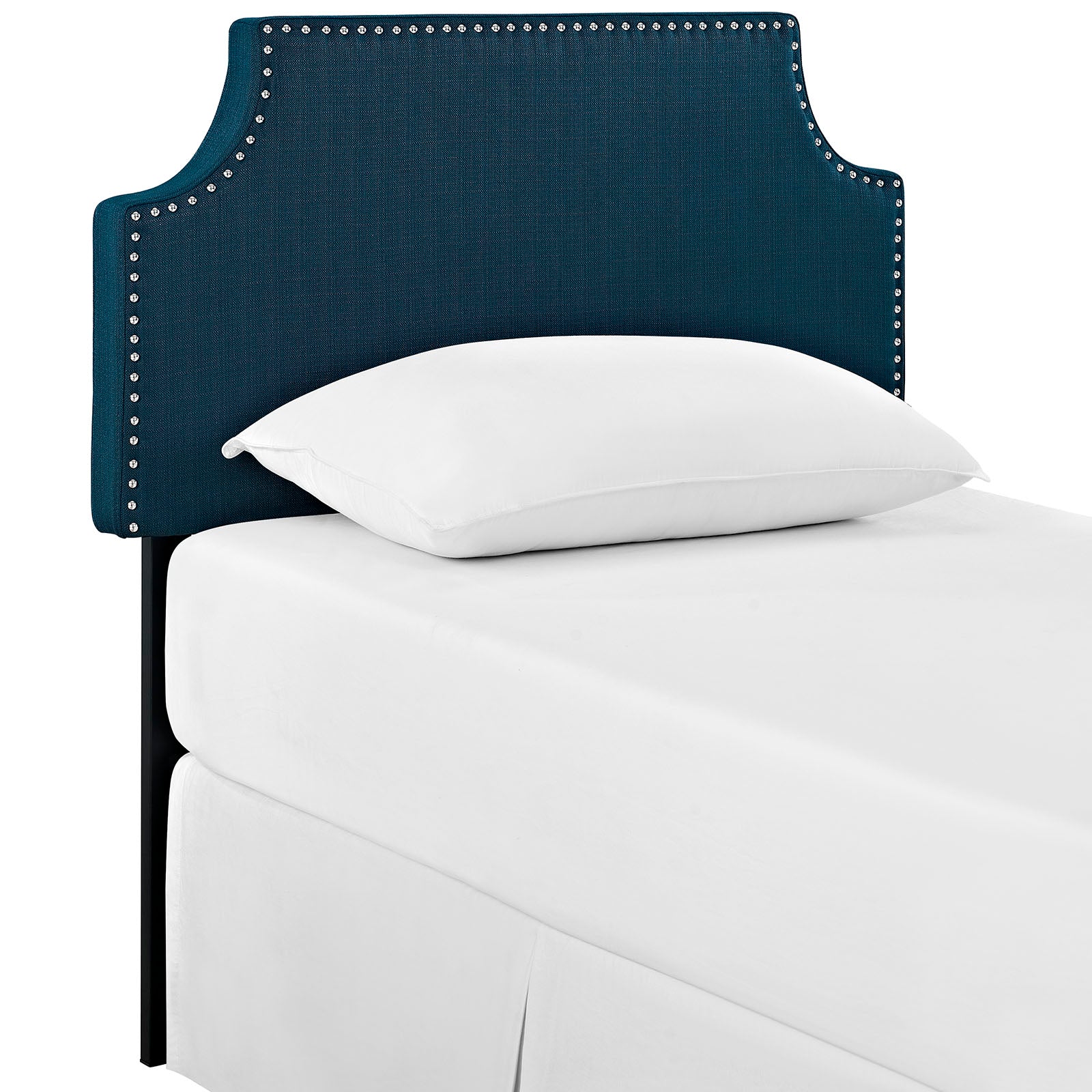 Laura Twin Upholstered Fabric Headboard