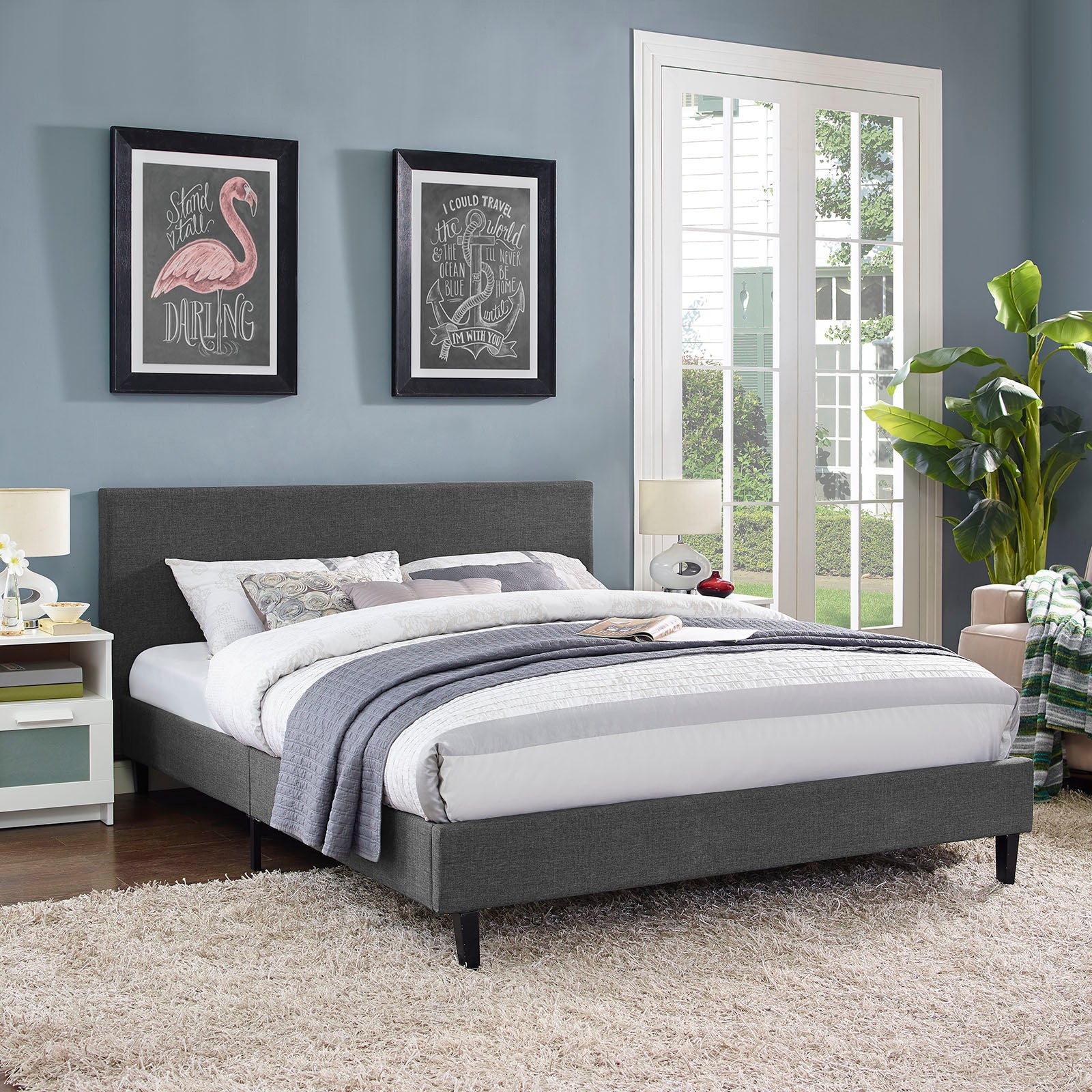 Anya Queen Bed - East Shore Modern Home Furnishings