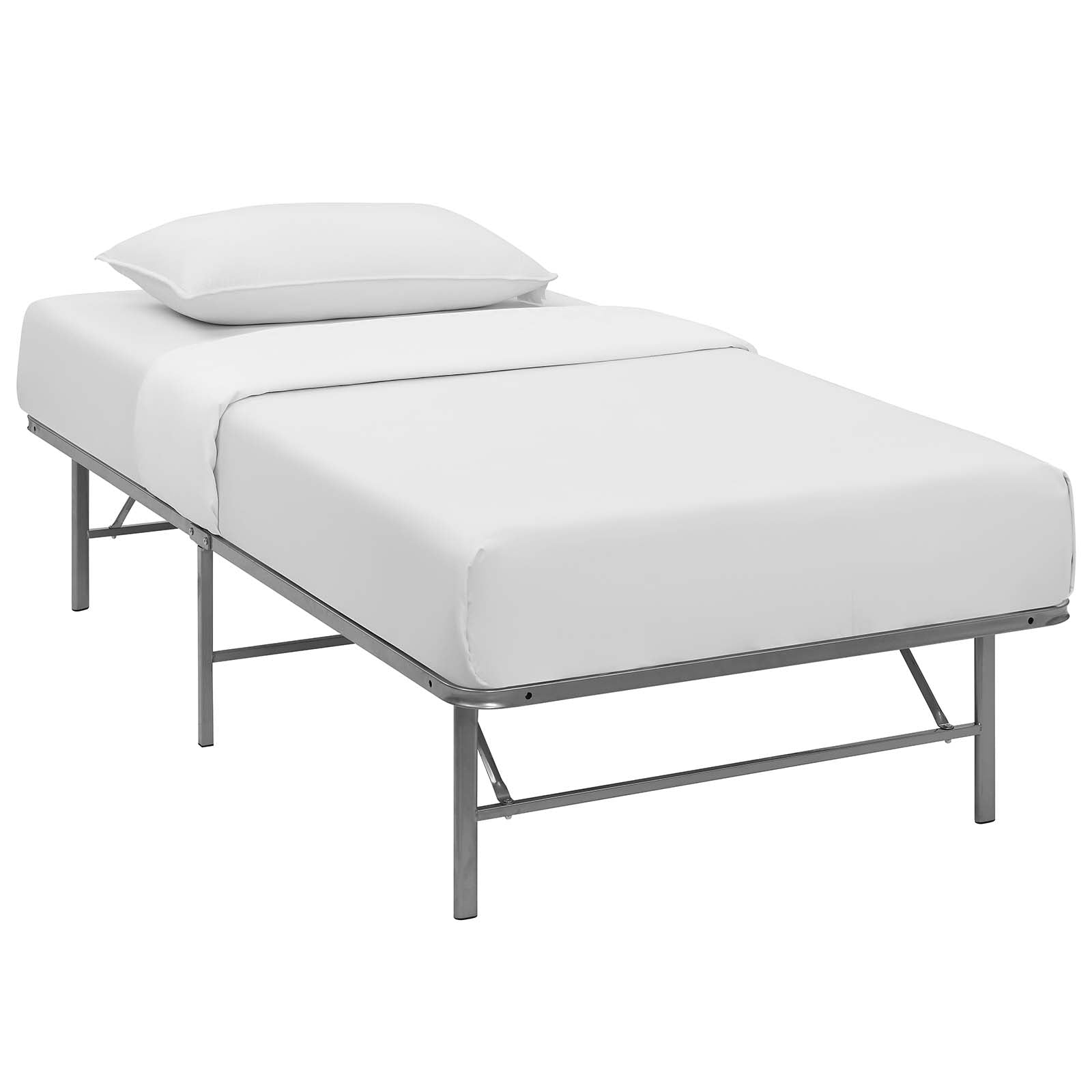 Horizon Twin Stainless Steel Bed Frame - East Shore Modern Home Furnishings