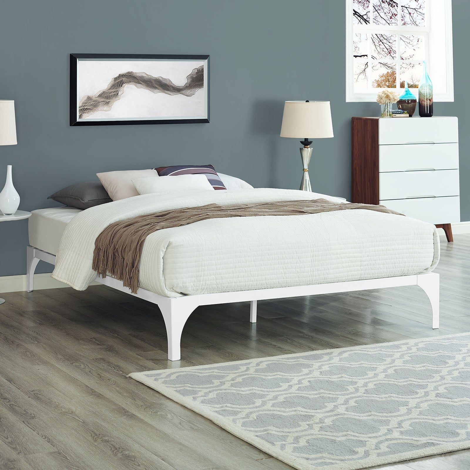 Ollie Queen Bed Frame - East Shore Modern Home Furnishings