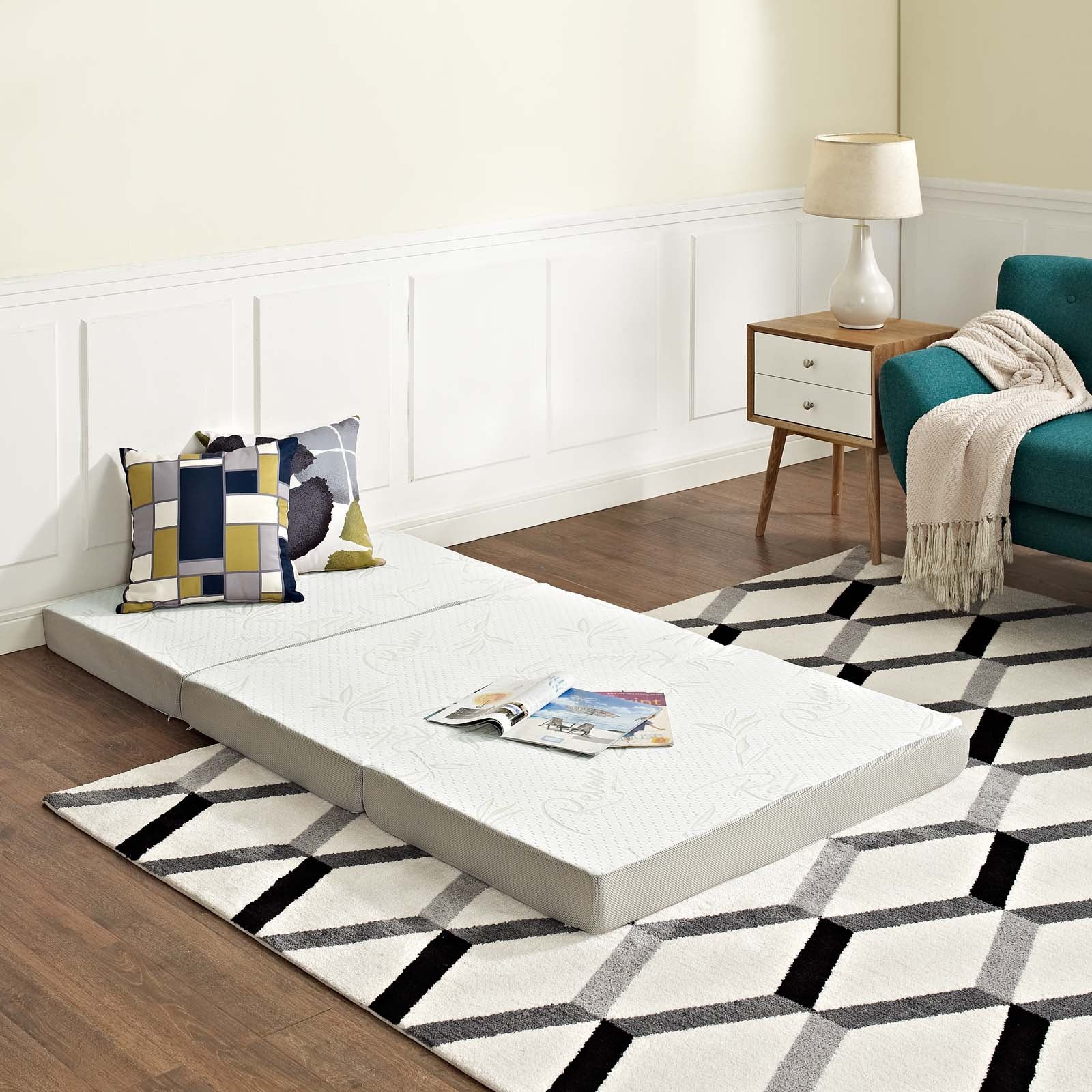 Relax 39 x 75 x 4 (Twin) Tri-Fold Mattress Topper - East Shore Modern Home Furnishings