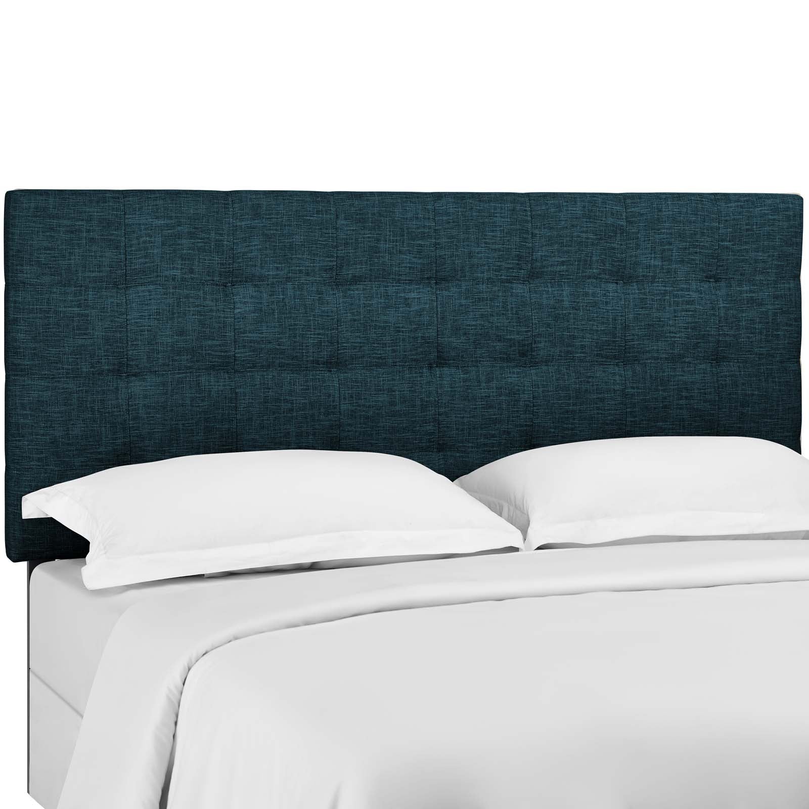 Paisley Tufted Twin Upholstered Linen Fabric Headboard - East Shore Modern Home Furnishings