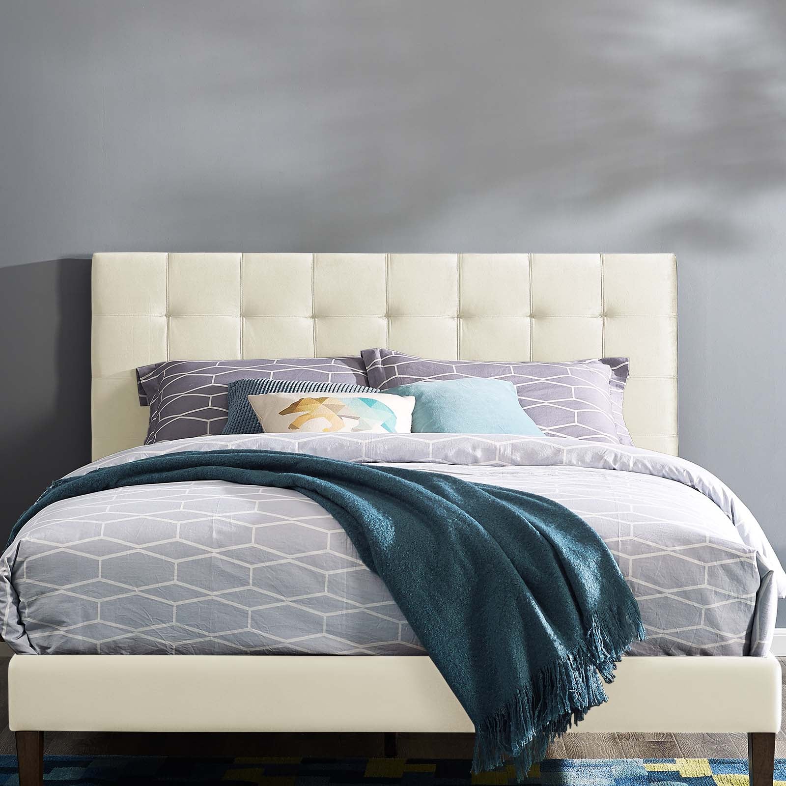 Paisley Tufted Twin Upholstered Performance Velvet Headboard - East Shore Modern Home Furnishings