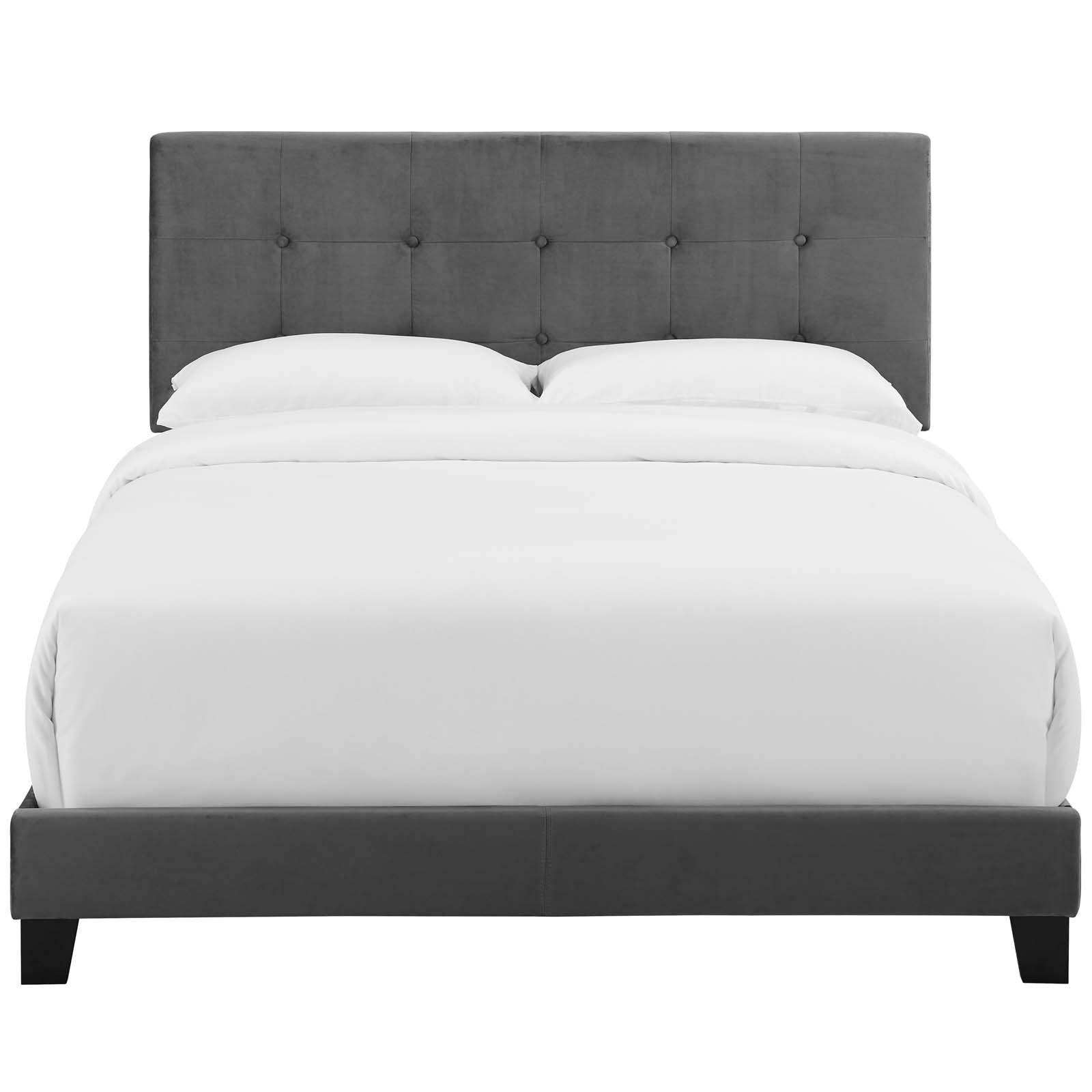 Amira Performance Velvet Bed - East Shore Modern Home Furnishings