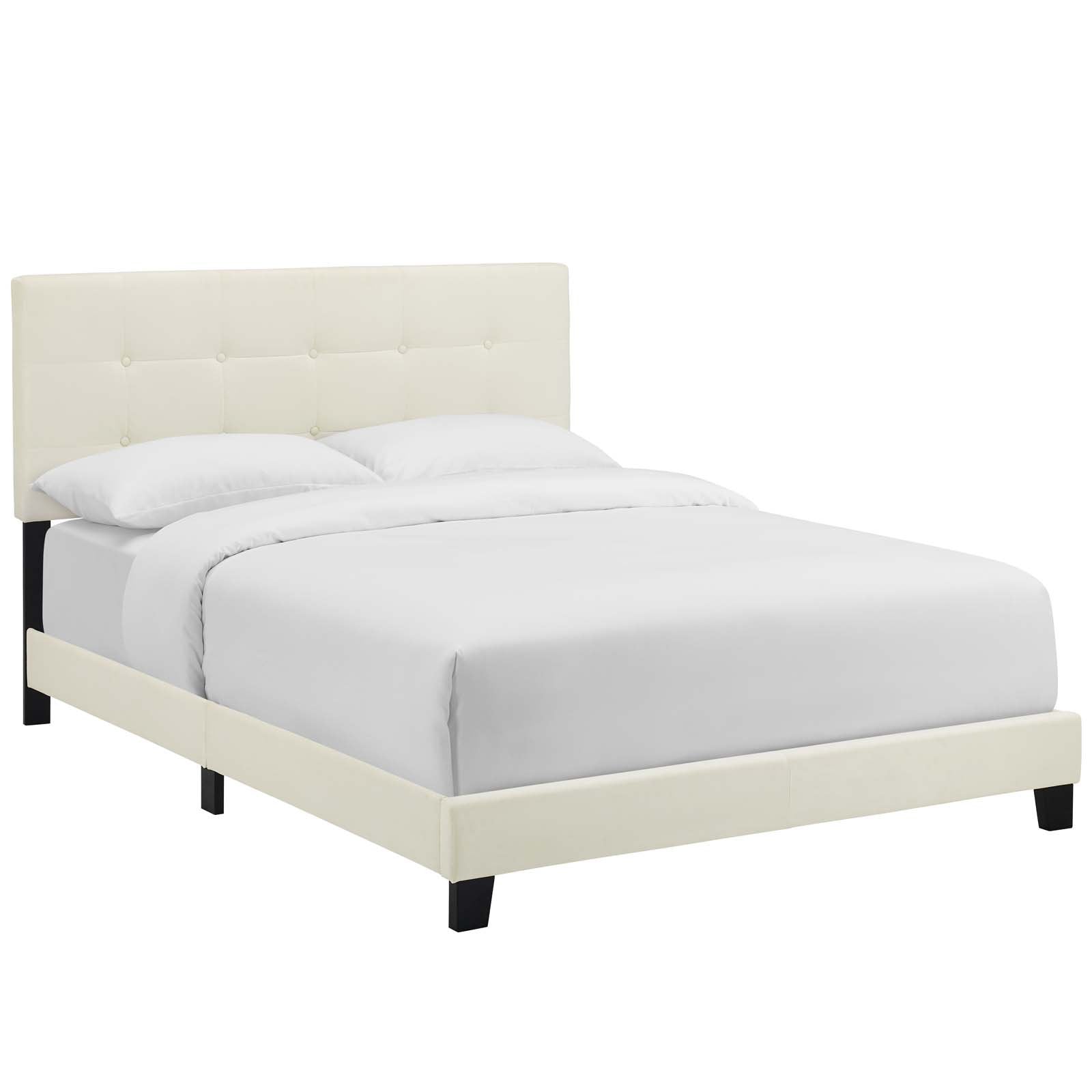 Amira Performance Velvet Bed - East Shore Modern Home Furnishings