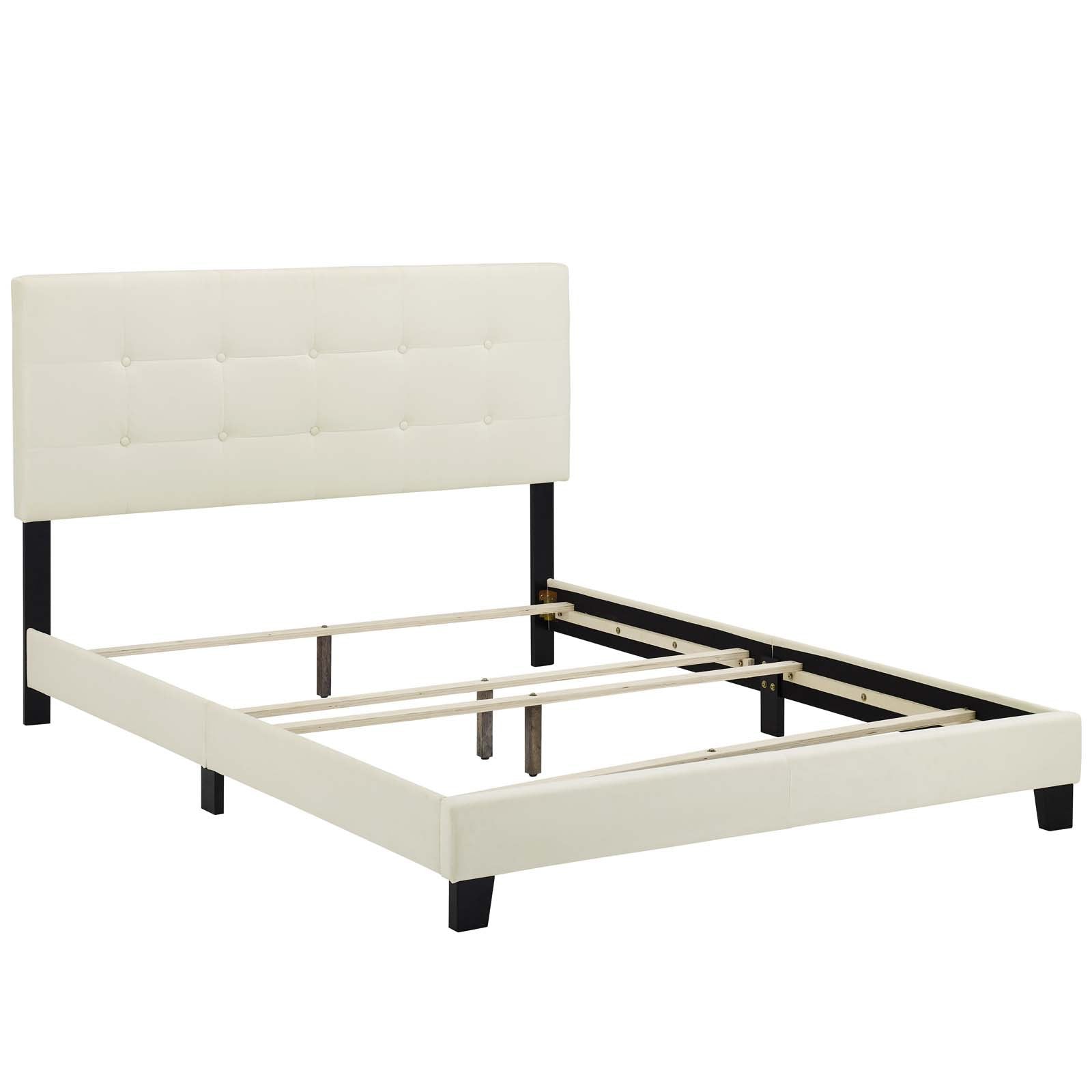 Amira Performance Velvet Bed - East Shore Modern Home Furnishings