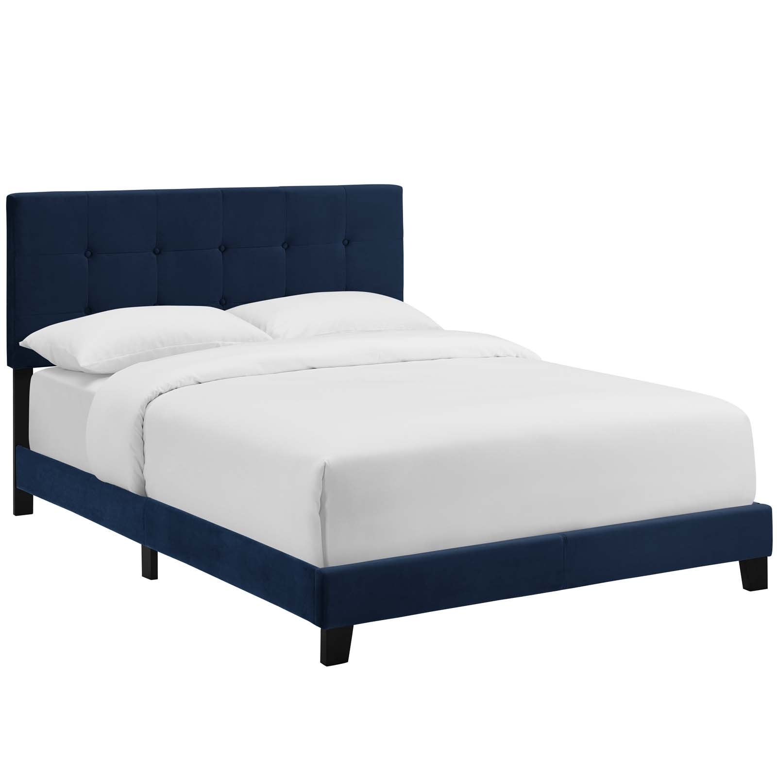 Amira Performance Velvet Bed - East Shore Modern Home Furnishings