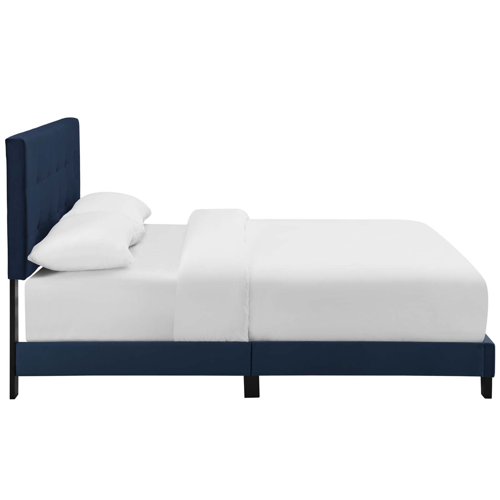 Amira Performance Velvet Bed - East Shore Modern Home Furnishings