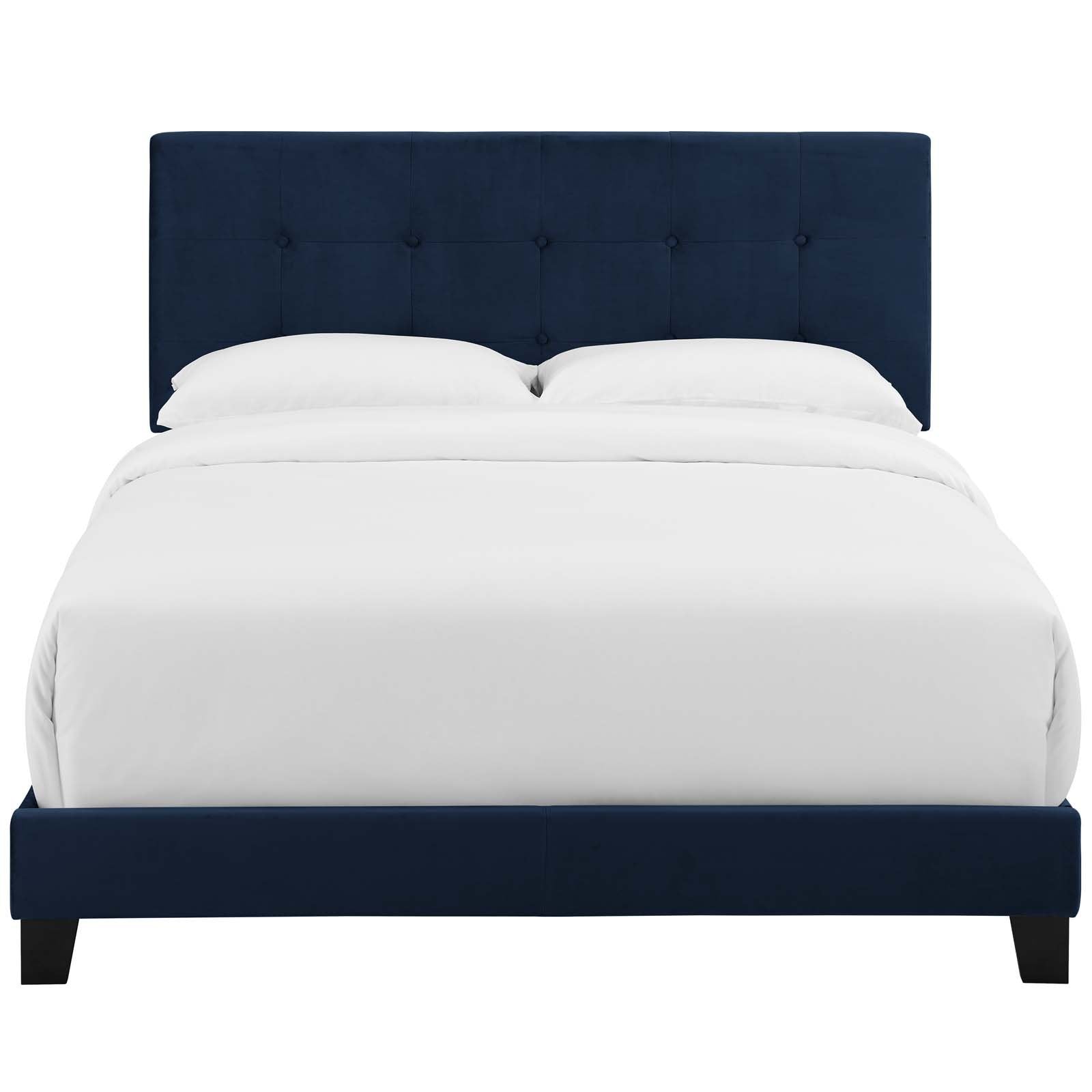 Amira Performance Velvet Bed - East Shore Modern Home Furnishings