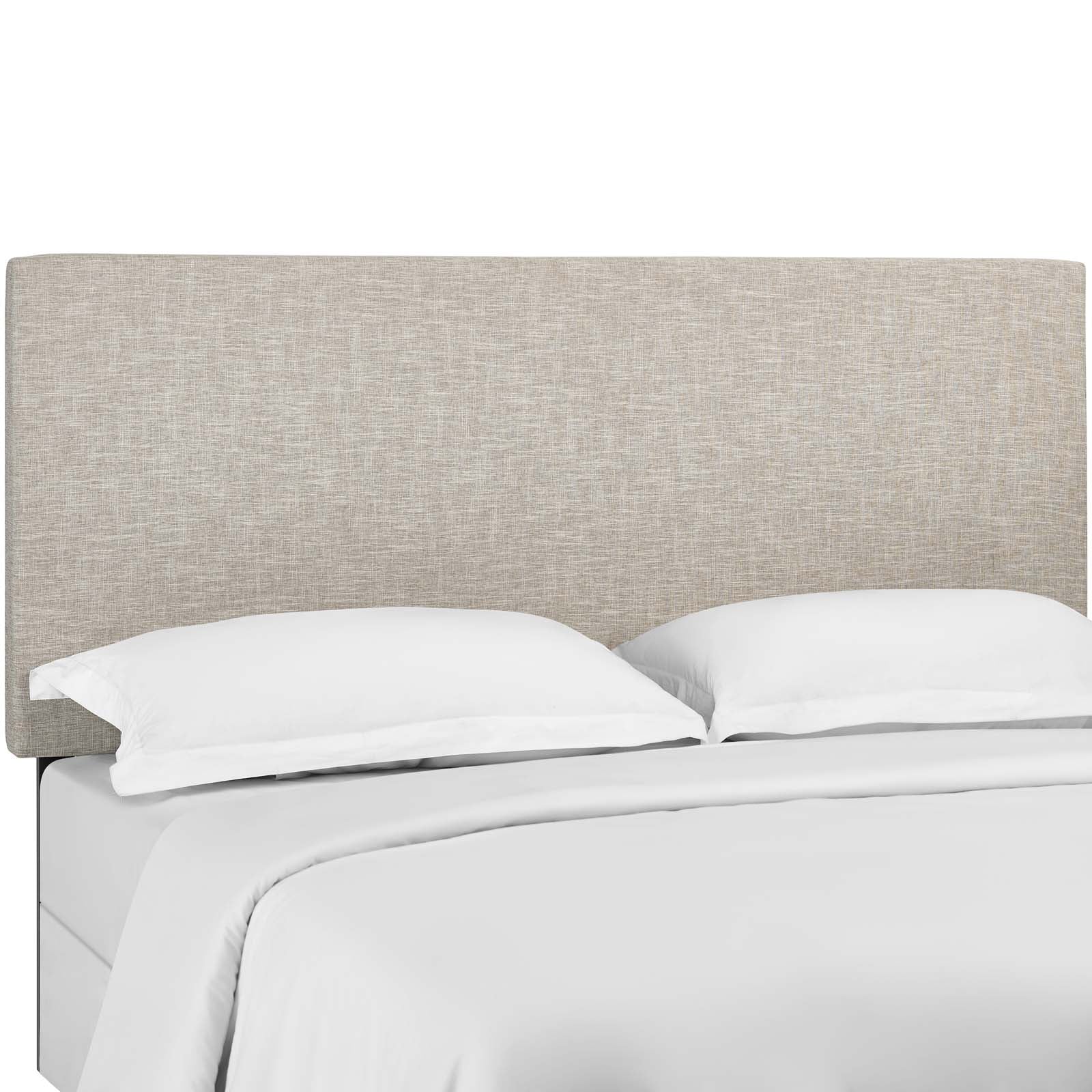 Taylor King and California King Upholstered Linen Fabric Headboard - East Shore Modern Home Furnishings