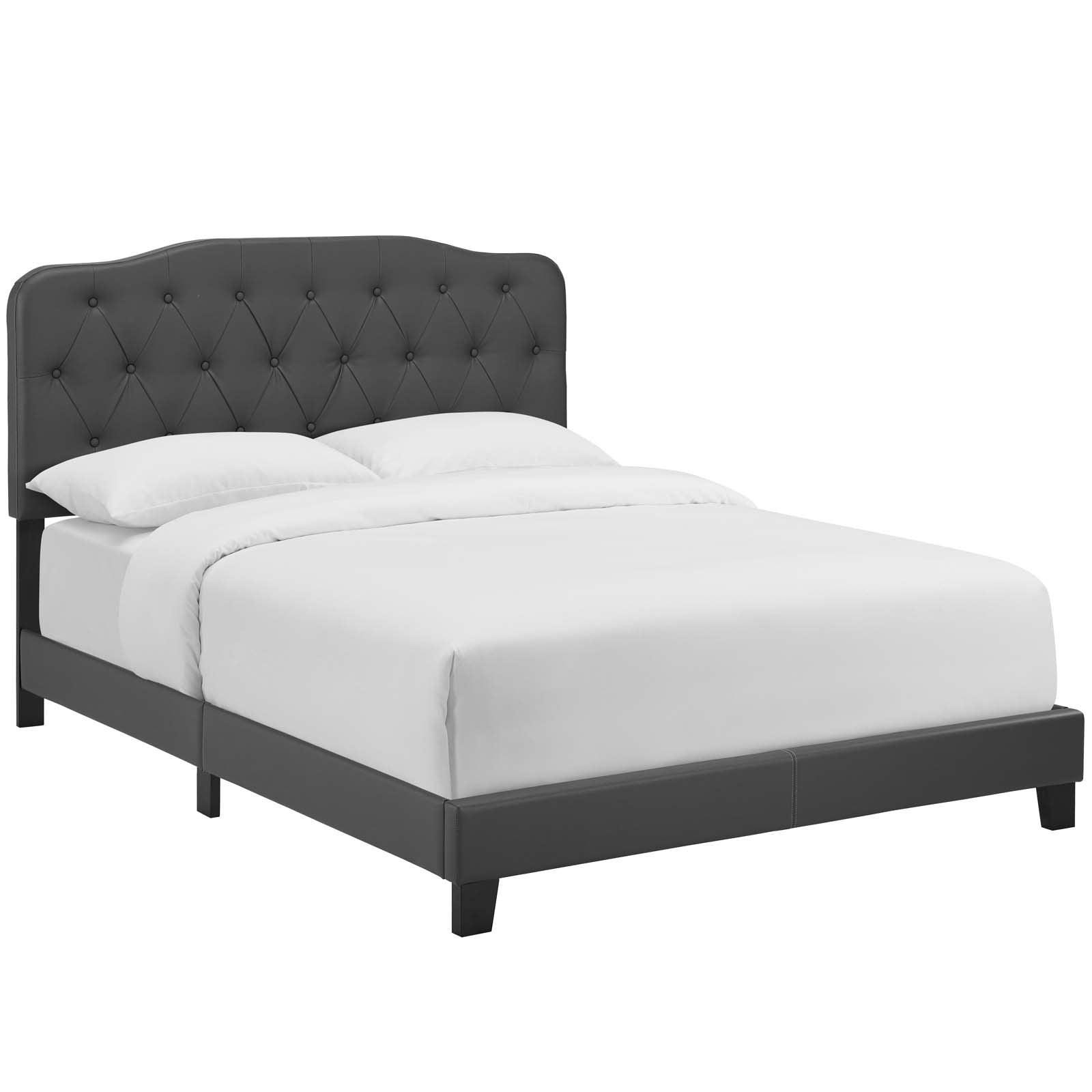 Amelia Faux Leather Bed - East Shore Modern Home Furnishings