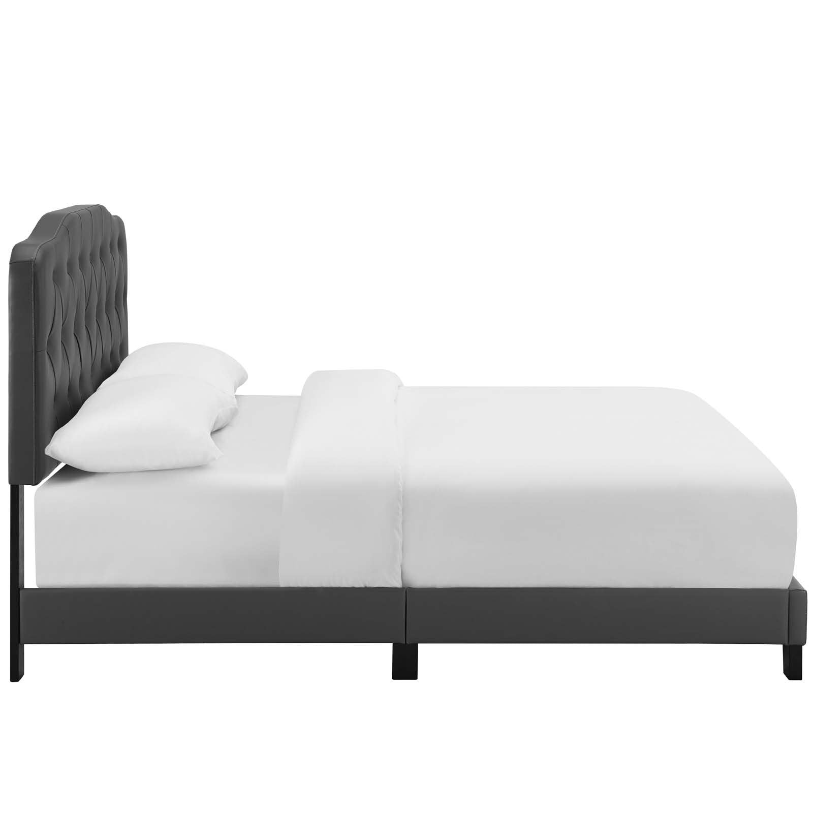 Amelia Faux Leather Bed - East Shore Modern Home Furnishings