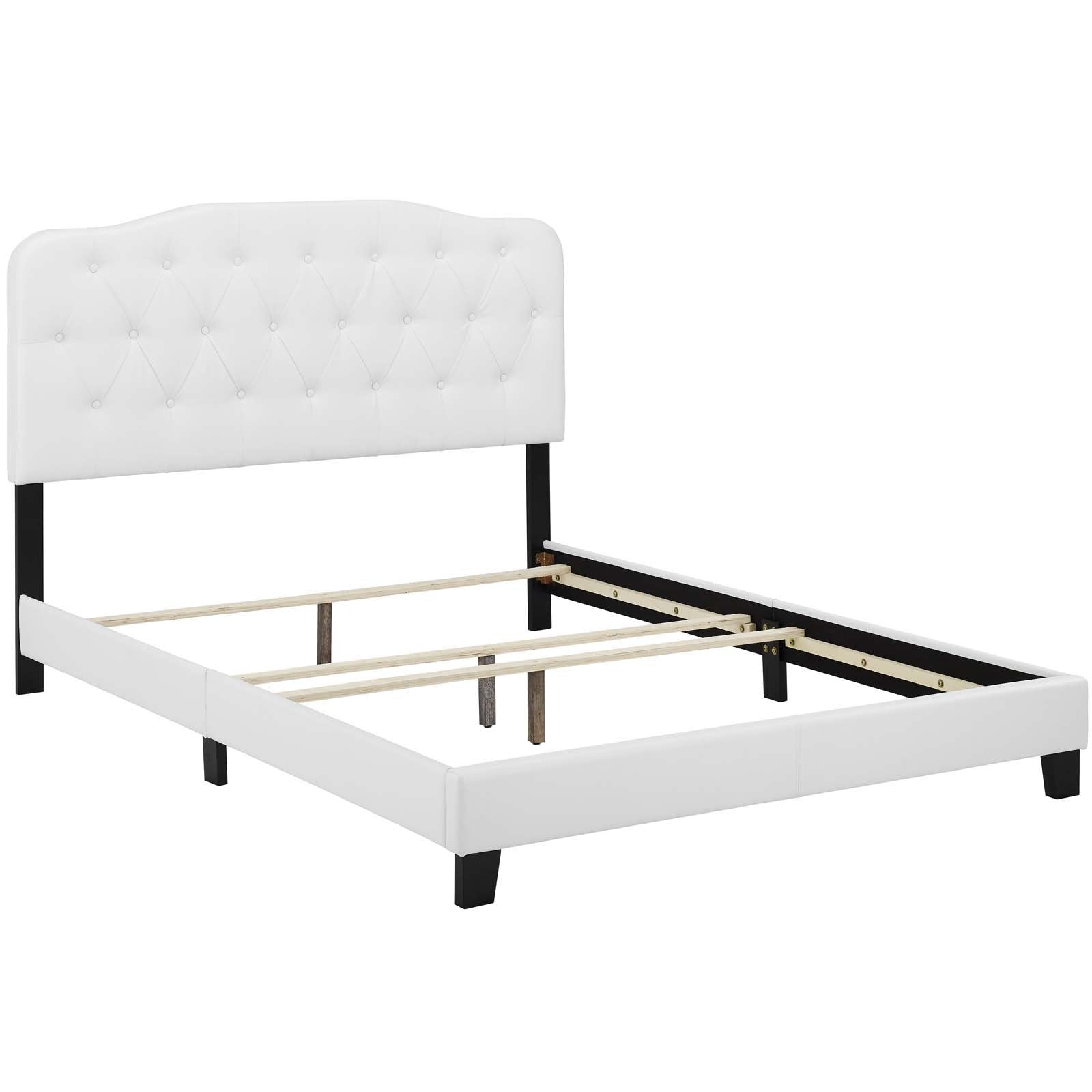 Amelia Faux Leather Bed - East Shore Modern Home Furnishings